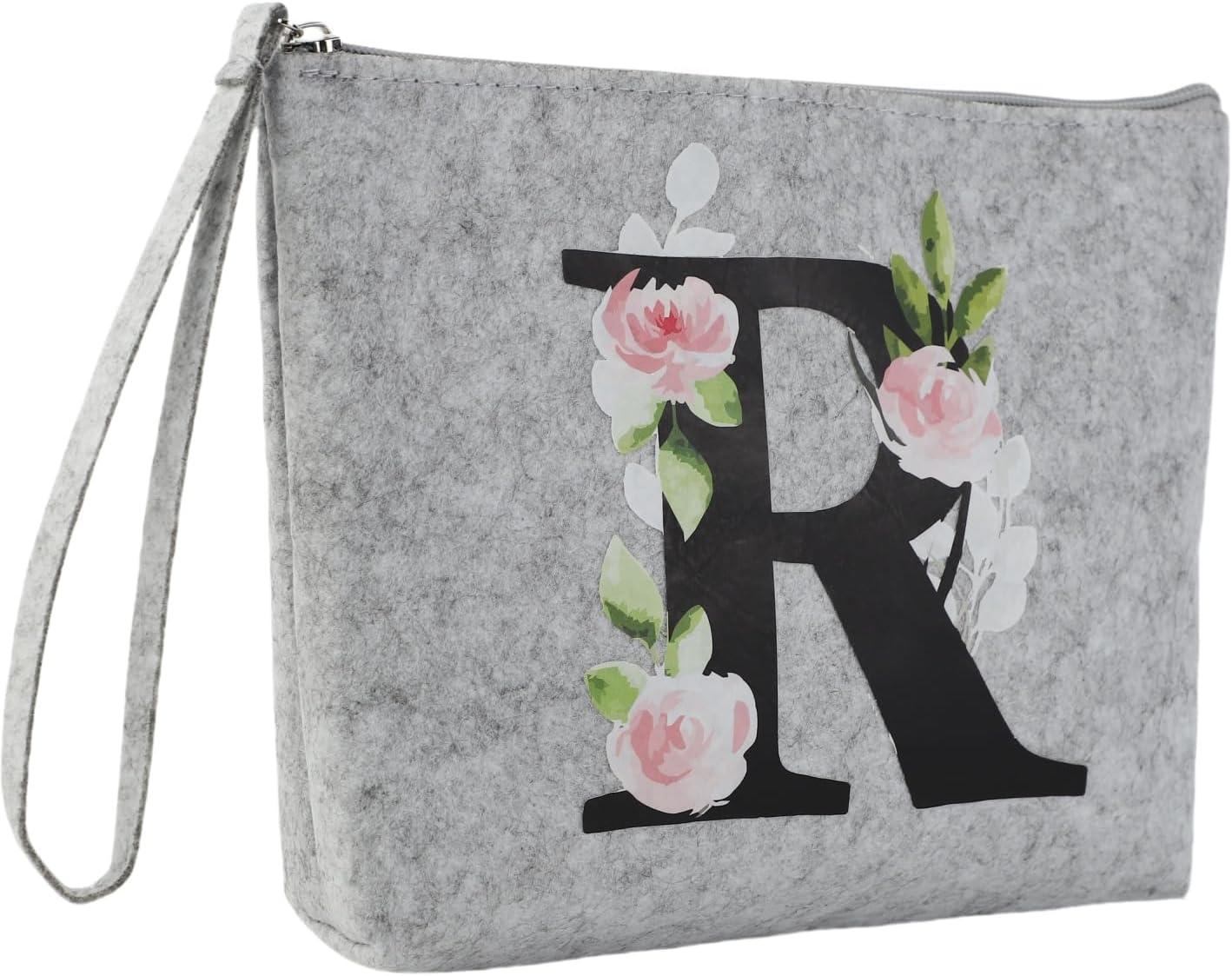 Blisswave Cosmetic Bag with Name, Feel Personalised Cosmetic Bag from a to Z, High-Quality Metal Zip, Exquisite Print Design, Lined, Personalised Gifts Women Girls - K image number 7