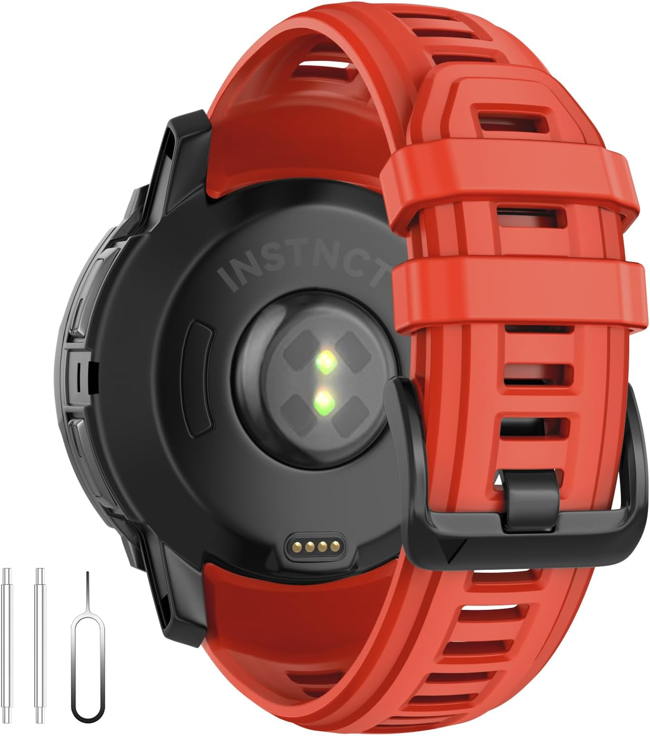 Strap for Garmin Instinct 3 50 Mm/Instinct 2X, 26 Mm Silicone Replacement Strap