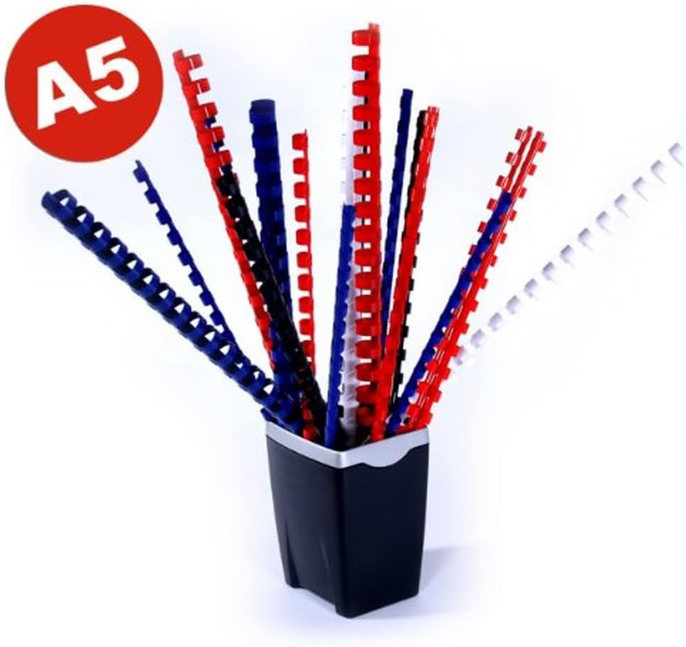 GBC Combbind Binding Combs 12Mm A5 Black (45 Sheets Capacity, Pack of 100) image number 2