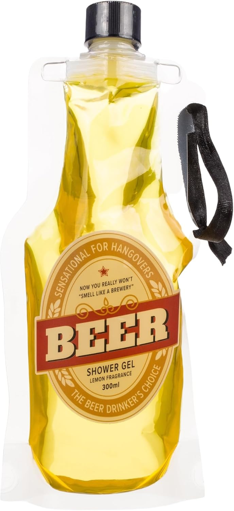 MIJOMA Beer Shower Gel Refreshing Lemon Fragrance 300Ml PET Bag with Ribbon Perfect for Hangovers Great Gift image number 4