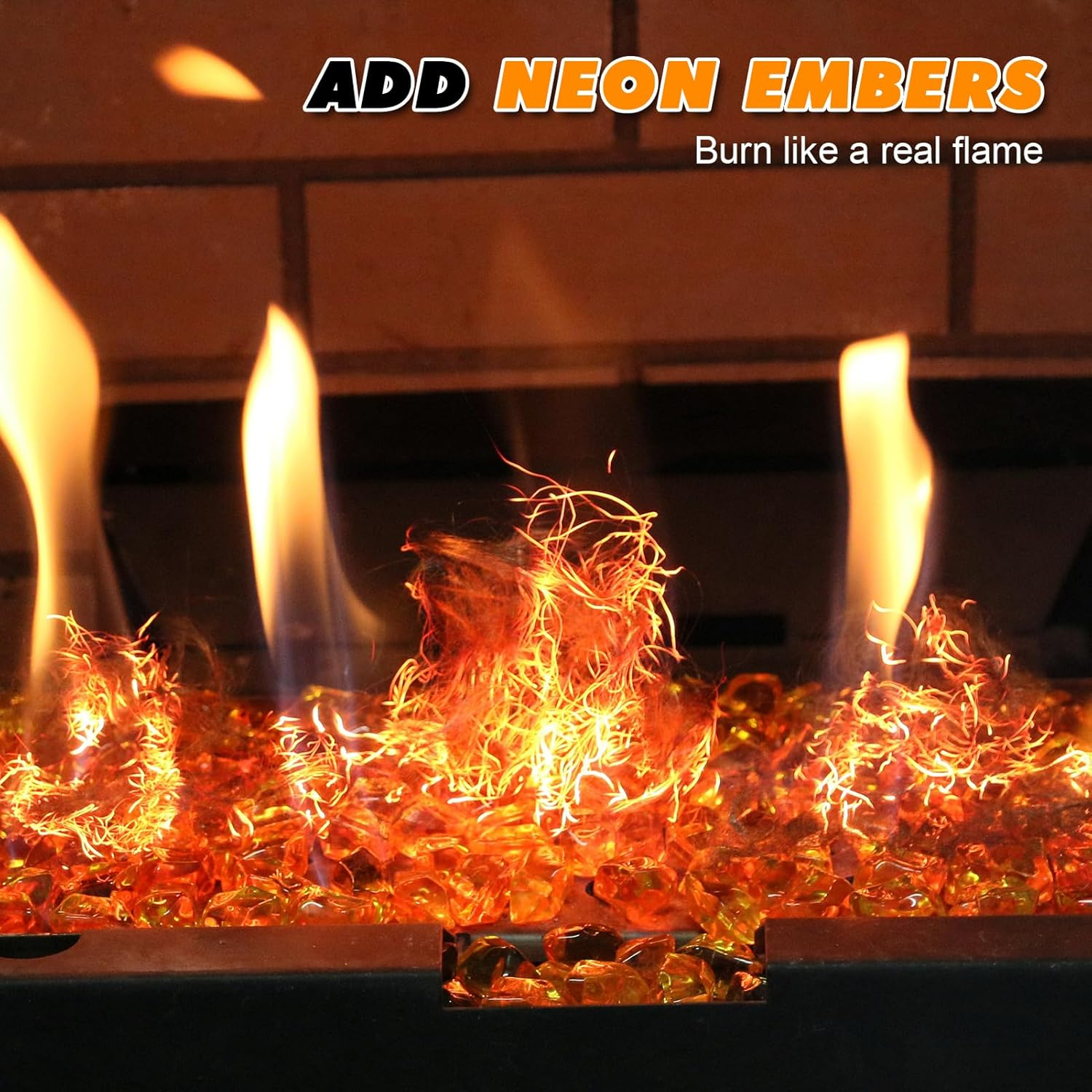 Neon Embers, Red Flames, Create Red Vibrant Flames for Ceramic Logs, Outdoor Fireplaces, Campfire, Bonfire-Perfect Fire Camping Accessories image number 5