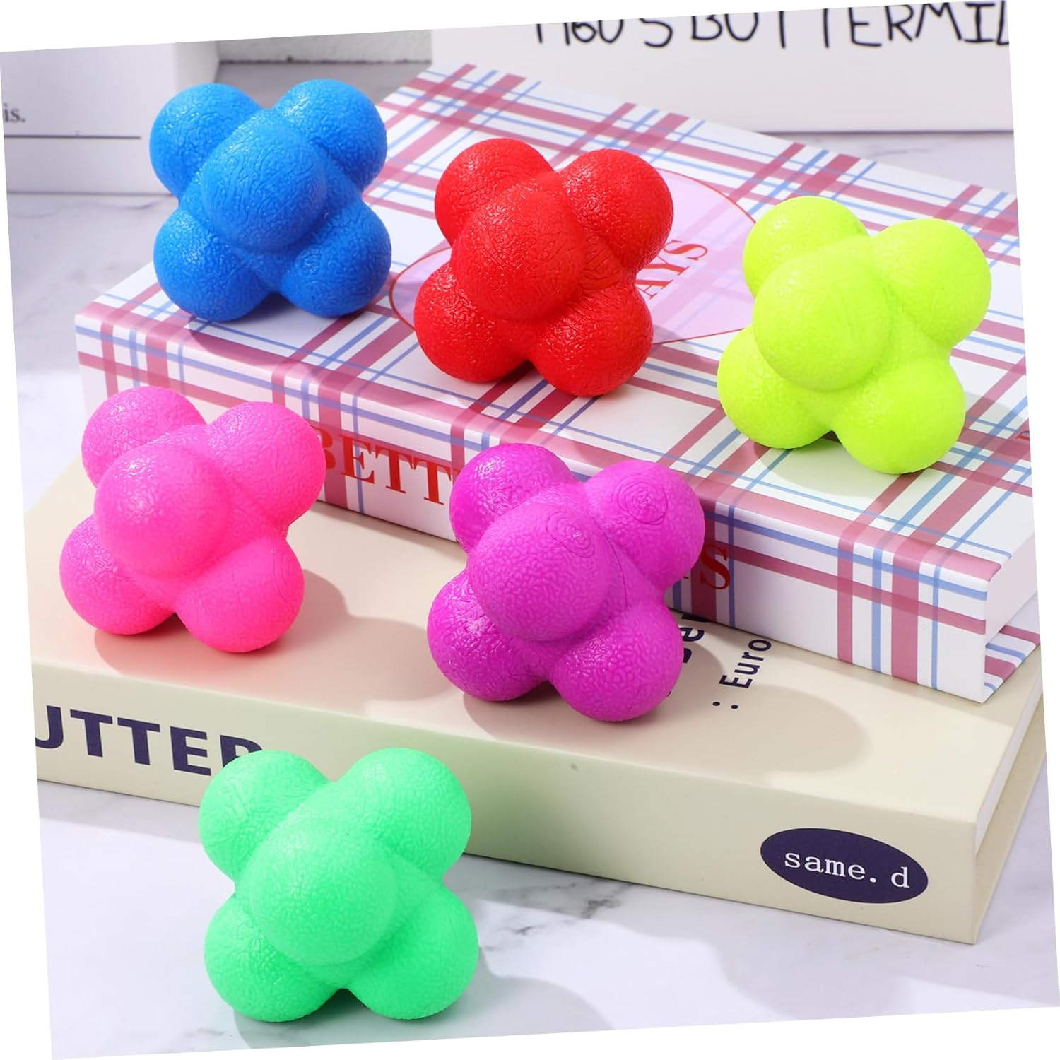 KITANDOVE Agility Balls Reaction Ball Set of 6 for Exercise Sports Training Australia image number 4