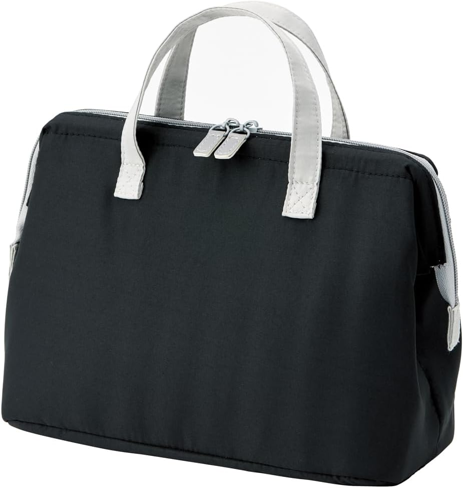 Skater Snoopy Insulated Lunch Bag, Large Size, Navy, Width 10.2 X Depth 5.1 X Height 7.5 Inches (26 X 13 X 19 Cm) image number 3