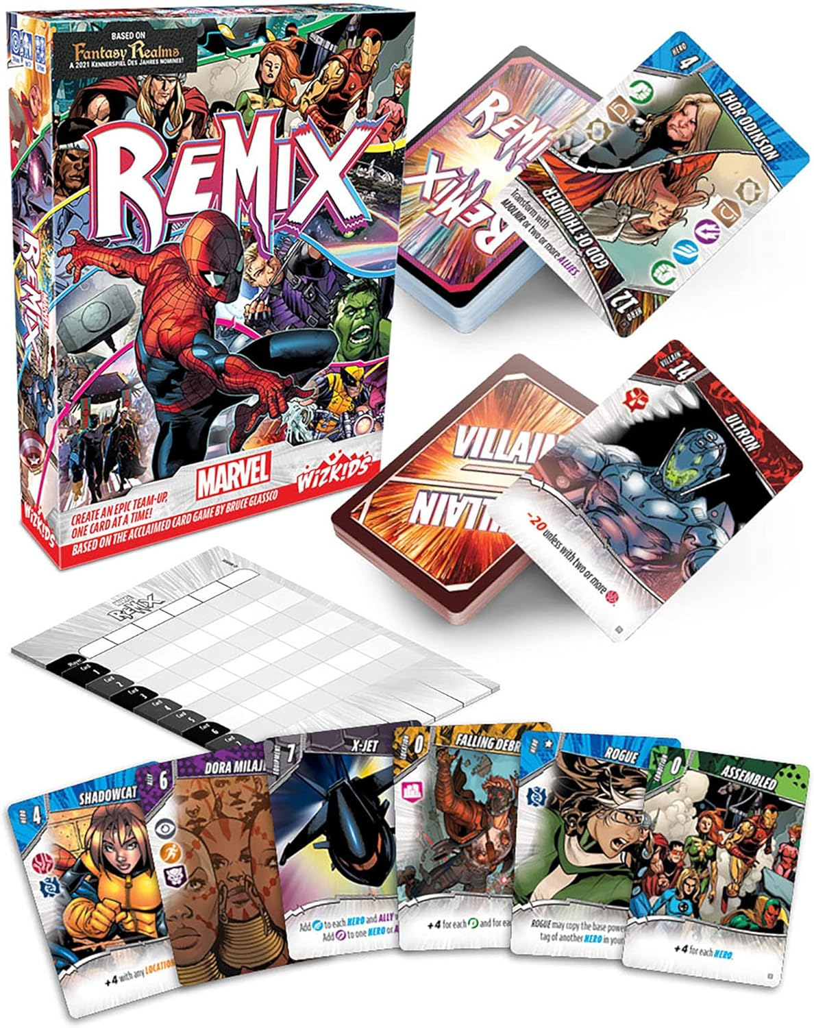 Wizkids Marvel Remix Board Game image number 1