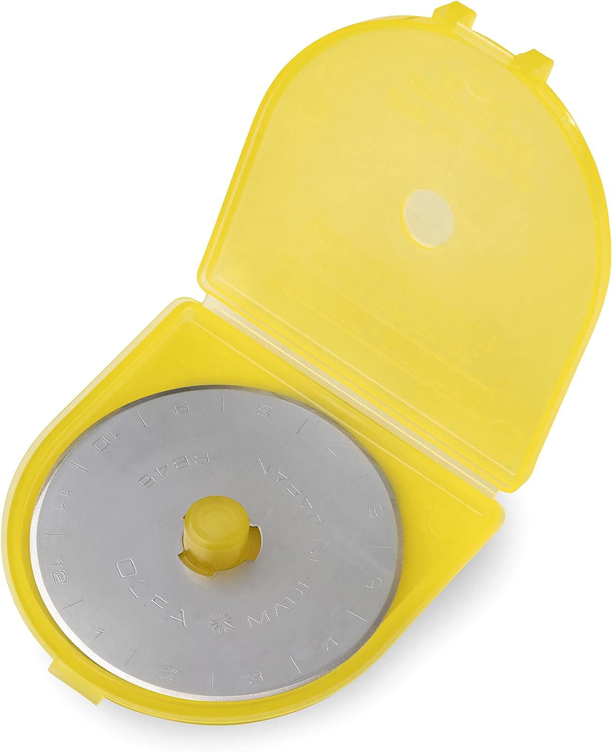 OLFA 1079062 RB45-2 45Mm Straight Edge Rotary Blade, 2-Pack image number 1