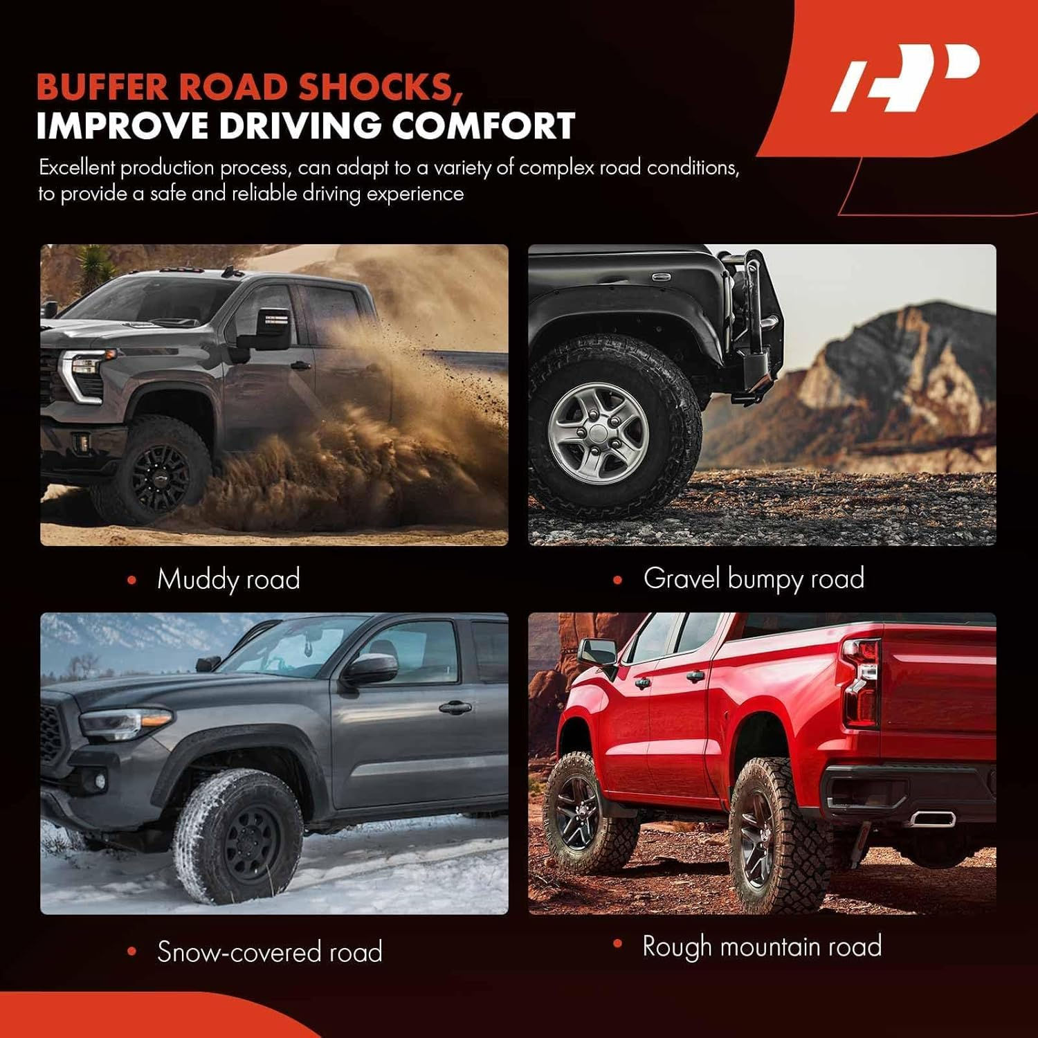 A-Premium Set of 10, Front Sway Bar Link, Lower Ball Joint, Outer Tie Rod End, Idler Arm, Center Link, Compatible with Chevrolet Camaro 1982-1992, Pontiac Firebird 1982-1992 image number 1