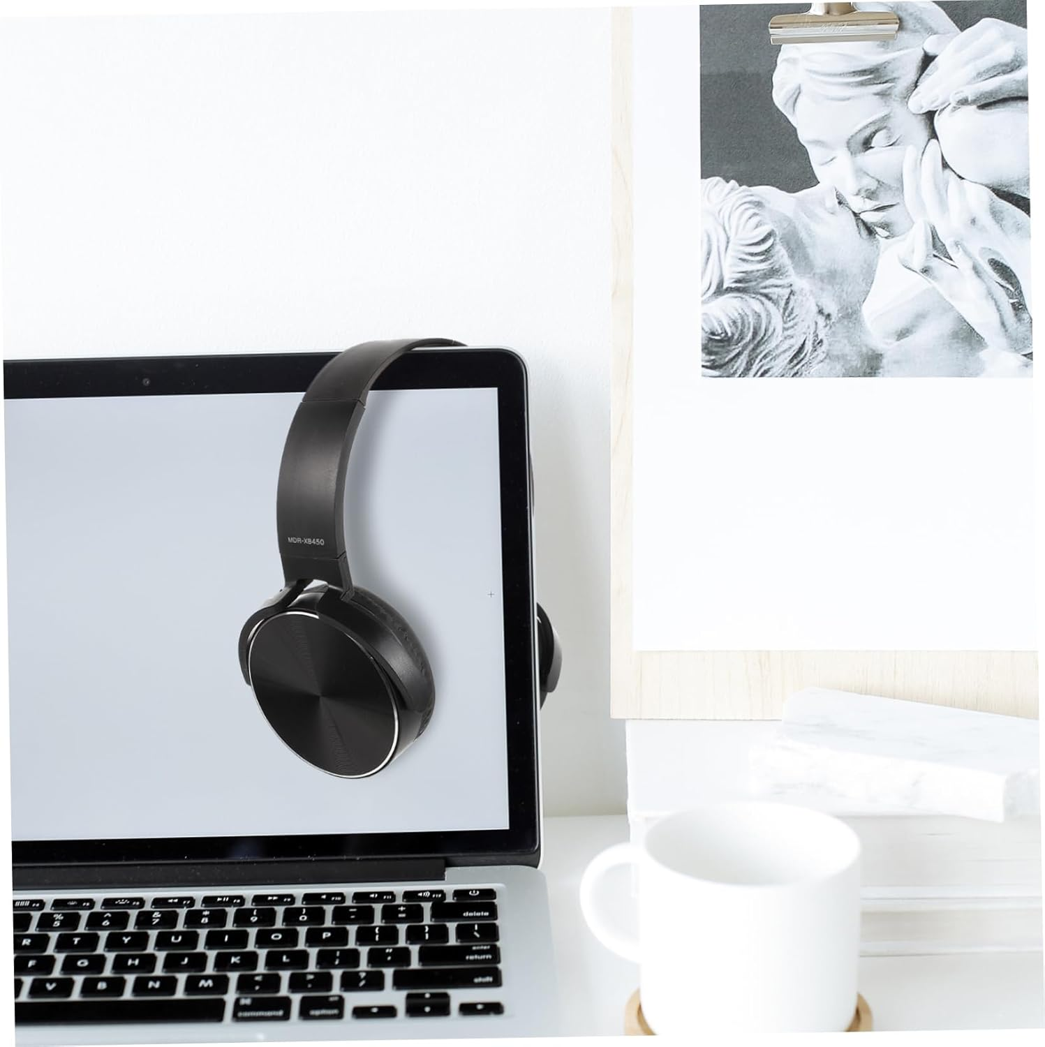 Mipcase 1Pc Noise Reduction Headset Lightweight over Ear Computer Headset for Music Gaming Comfortable Long Wear Design Skin Friendly Material Black Color image number 6