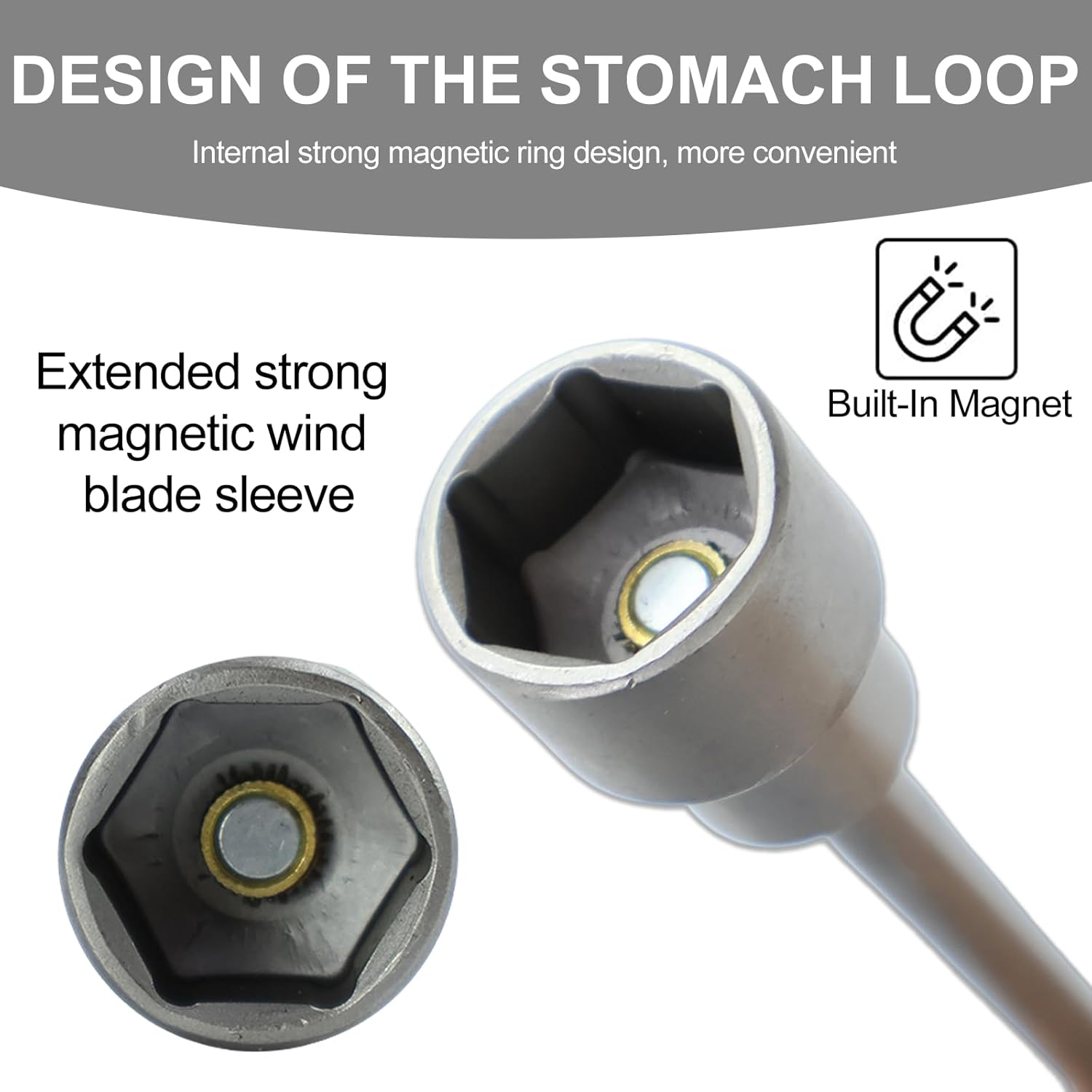 Caravan Leg Winder Drill Attachment Caravan Leg Winder 19Mm Socket Caravan Extension Drill Attachment Adapter for Caravans and Mobile Homes image number 3