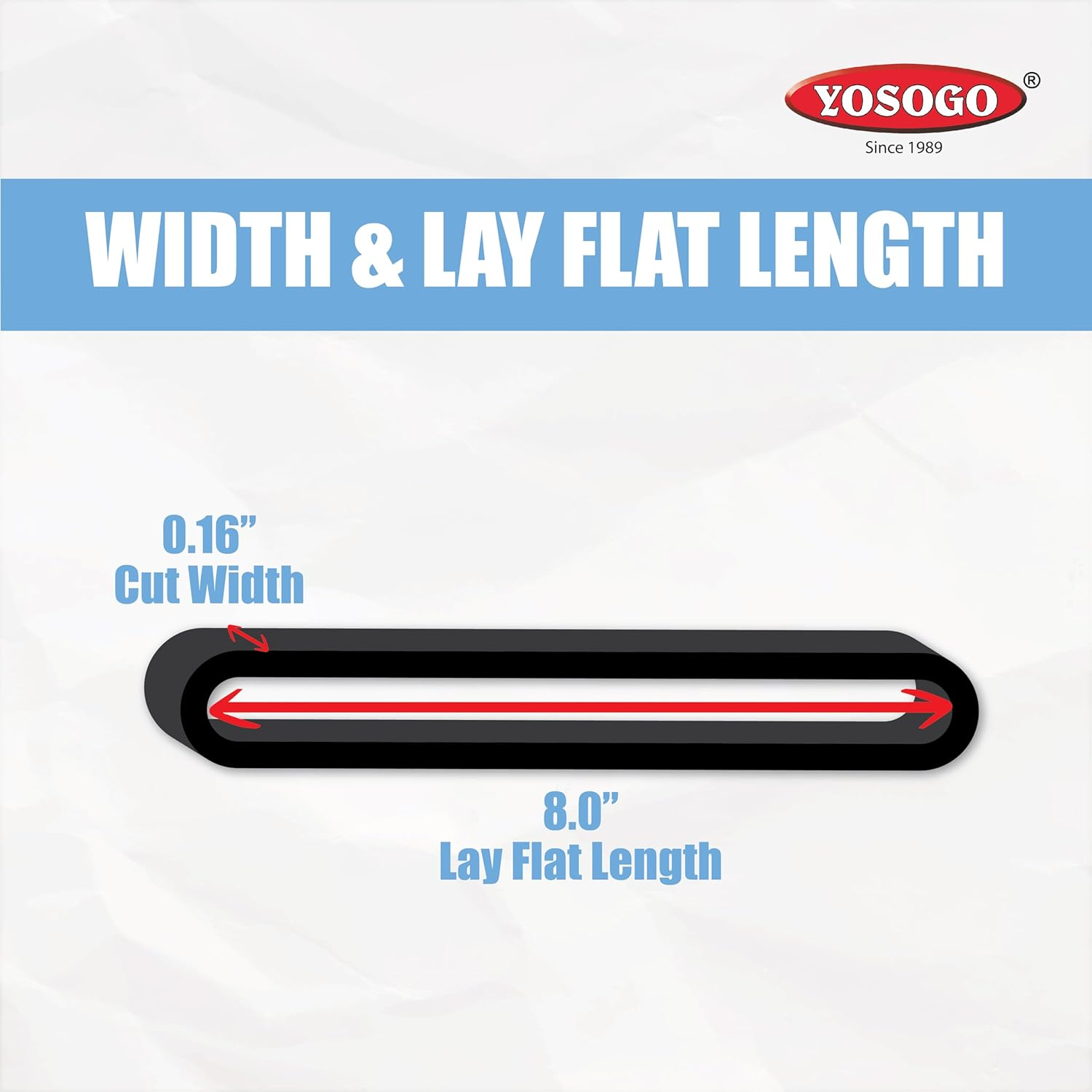 Yosogo 30 Pieces Rubber Band Extra Large and Thick 8 Inch - Black Color Multipurpose Heavy Duty Elastic Biodegradable Natural Rubber Bands image number 2