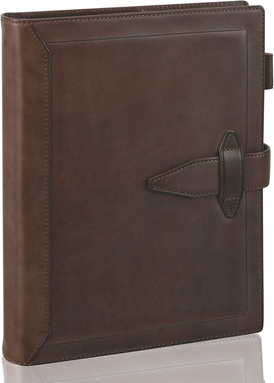 Raymay Fujii DSA1162E Da Vinci Grande Roma Classic Personal Notebook A5 Size Ring 1.2 Inches (30 Mm) Dark Brown image number 3