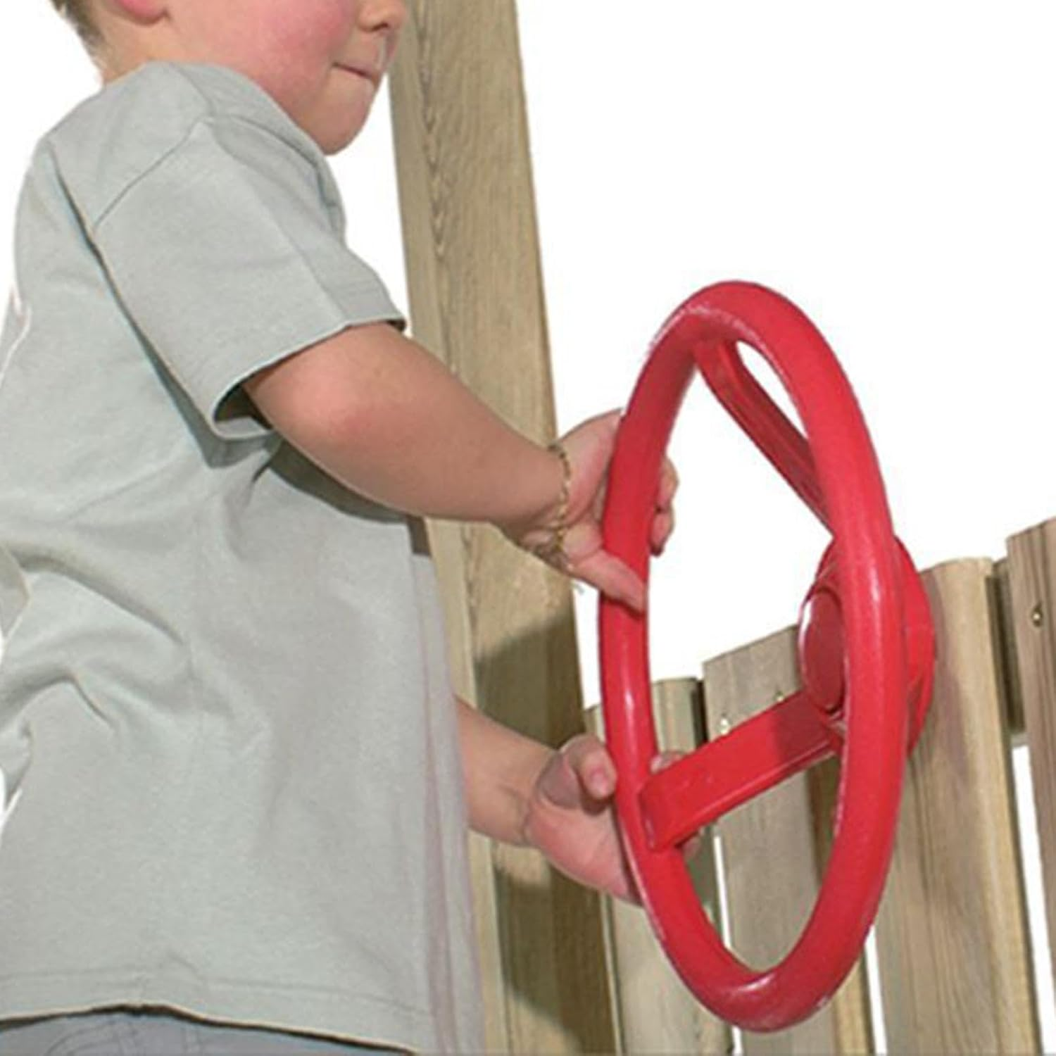 Outdoor Garden Toy Playground Toy Set Swingset Playground Accessories Steering Wheel Toy for Treehouse Outdoor Swing Set Climbing Frame, Style B, Multi - Style B image number 3