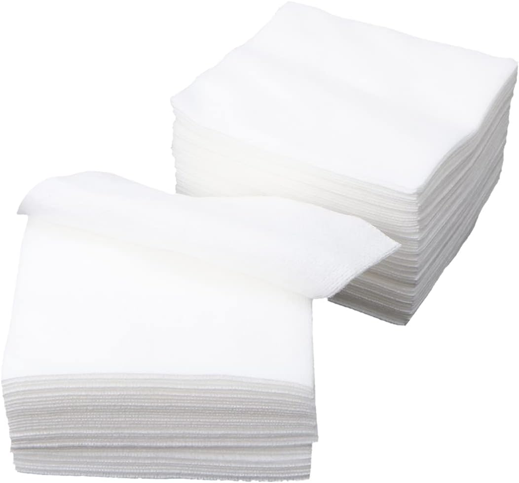 SEWACC 200Pcs Non Woven Gauze Sponge for Wound Injury Care Supplies (Folded Size 10X10Cm, Unfold Size 20X20Cm) image number 2