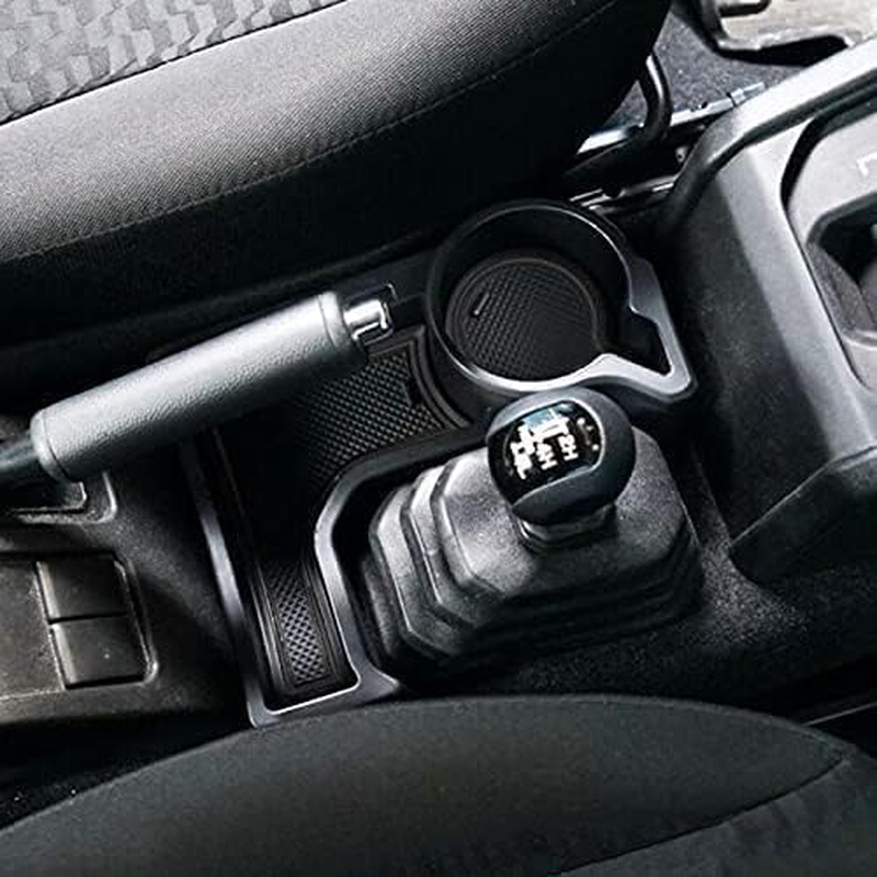 AUTOXBERT Car Center Console Cup Holder Storage Box Container Tray for 2019-2023 Suzuki Jimny JB64W JB74W Car Accessories (Automatic) image number 6