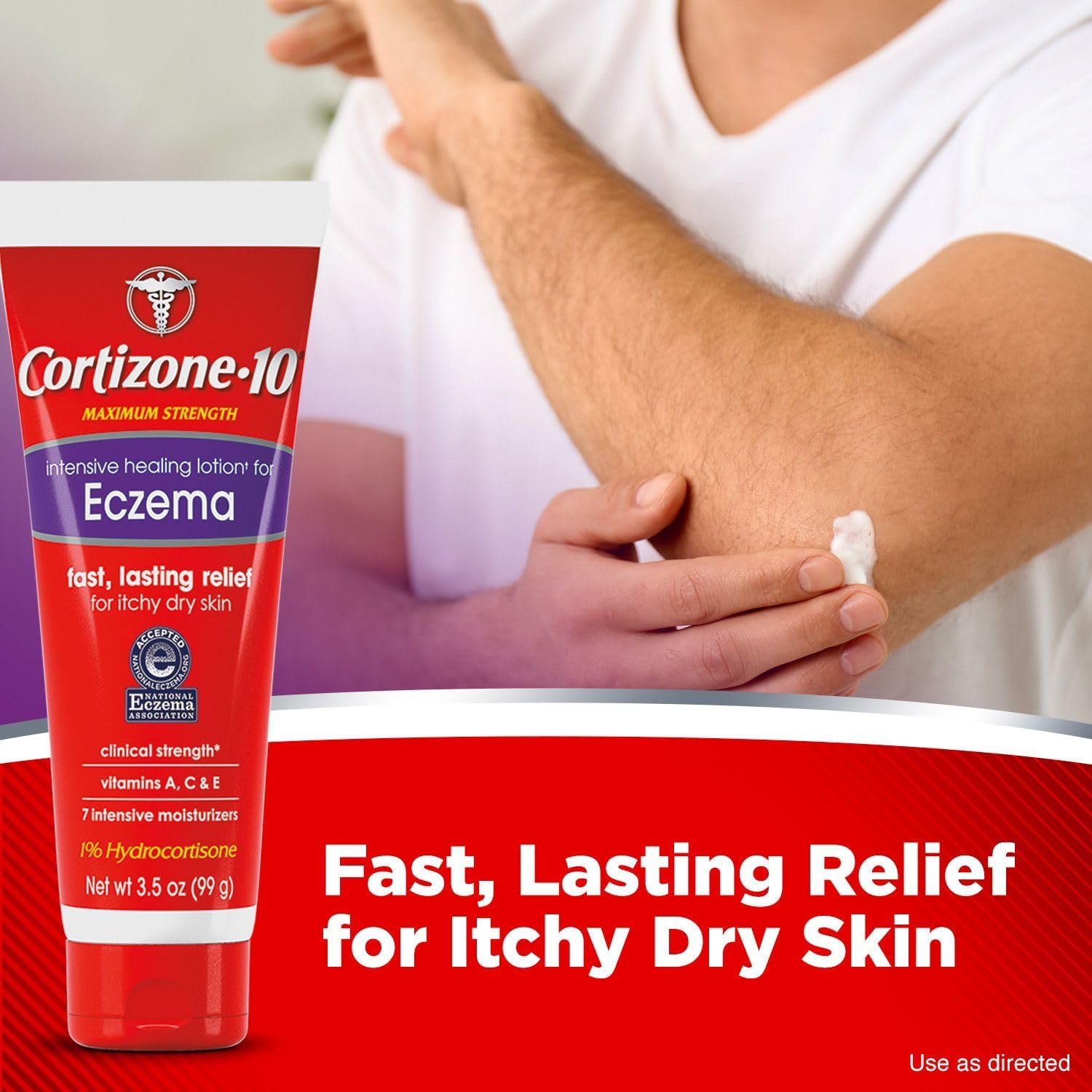 Cortizone 10 Intensive Healing Lotion Eczema, 3.50 Oz. image number 4