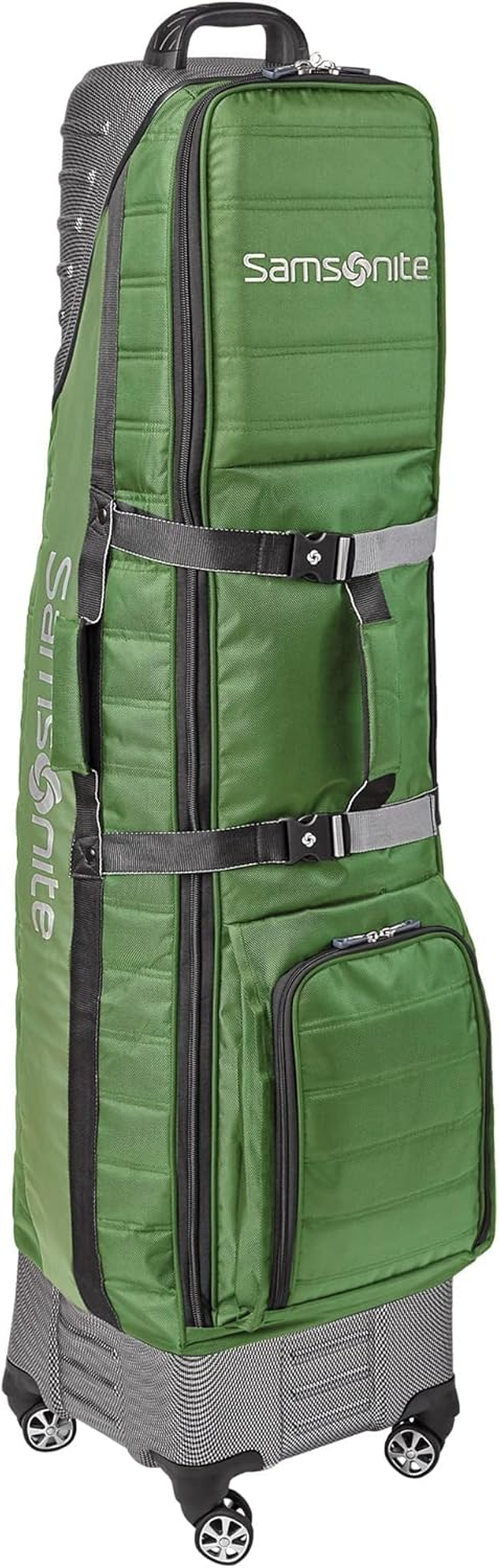 Samsonite the Protector Hardside and Softisde Golf Travel Bag with Shark Wheels, Waterproof Exterior, Black