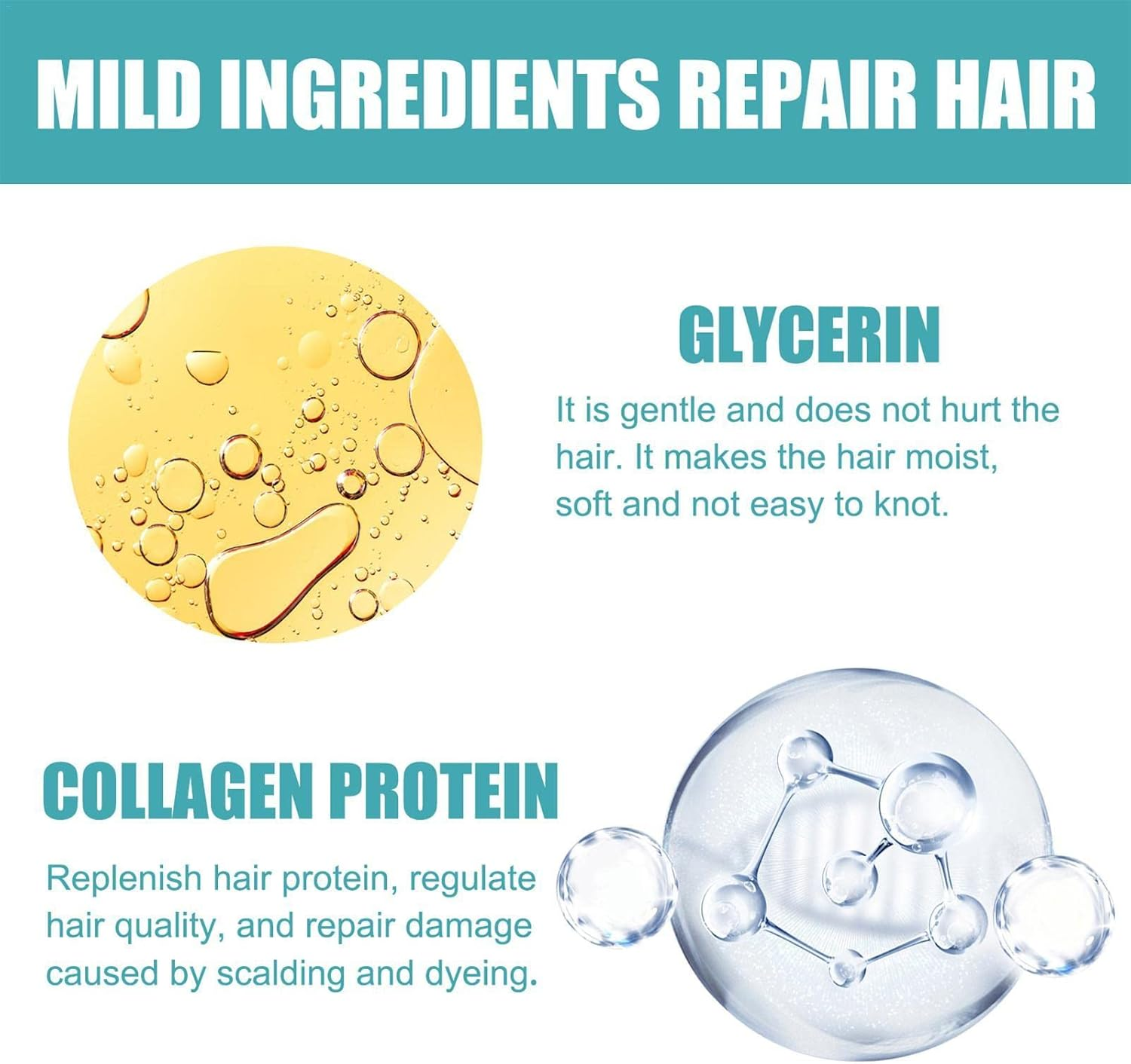 Straightening Cream for Curly Hair,Protein Correcting Curly Hair Straightener - 60Ml Women'S Hair Straightening Cream, Hair Smoothing Hair Protection Cream for Curly Hair and Dry image number 1