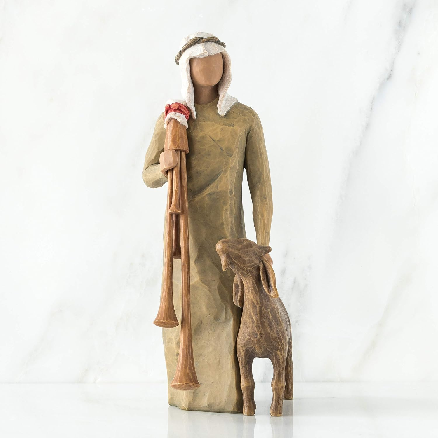 Willow Tree Nativity Set, Beige, Brown, Tan, 6.5" Height image number 3