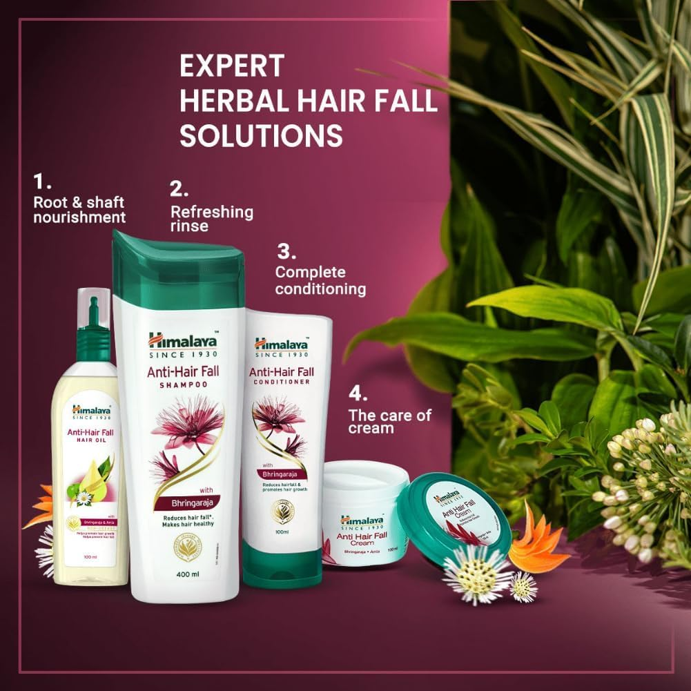 Himalaya Anti-Hair Fall Hair Oil | Non Sticky Hair Oil | Promotes Hair Growth | Prevents Hair Fall | Made with Bhringraja & Amla | for Women & Men | 200Ml image number 5