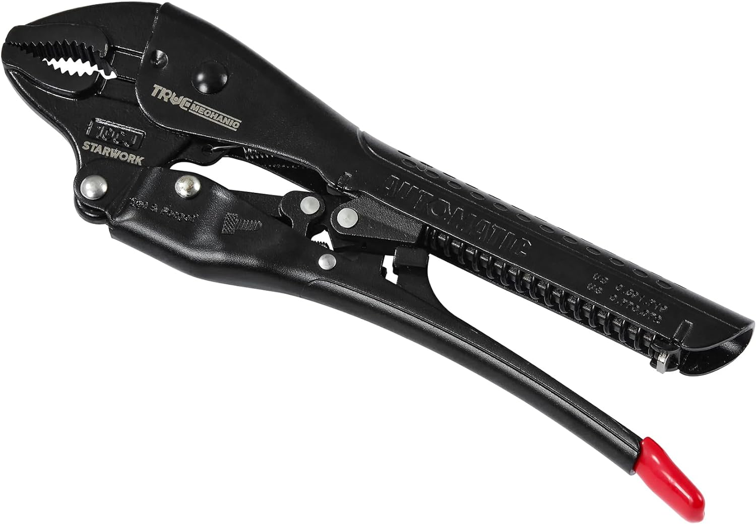 STARWORK TRUE MECHANIC&trade; Automatic Curved Jaw Locking Pliers 10-Inch image number 2
