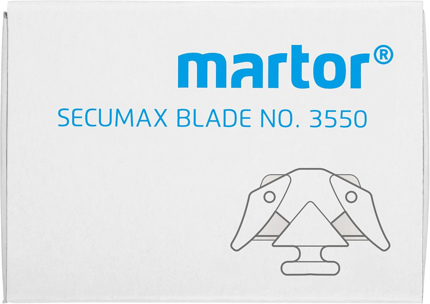 Martor Secumax-Ost Blade for Knives, Grey/Steel image number 3