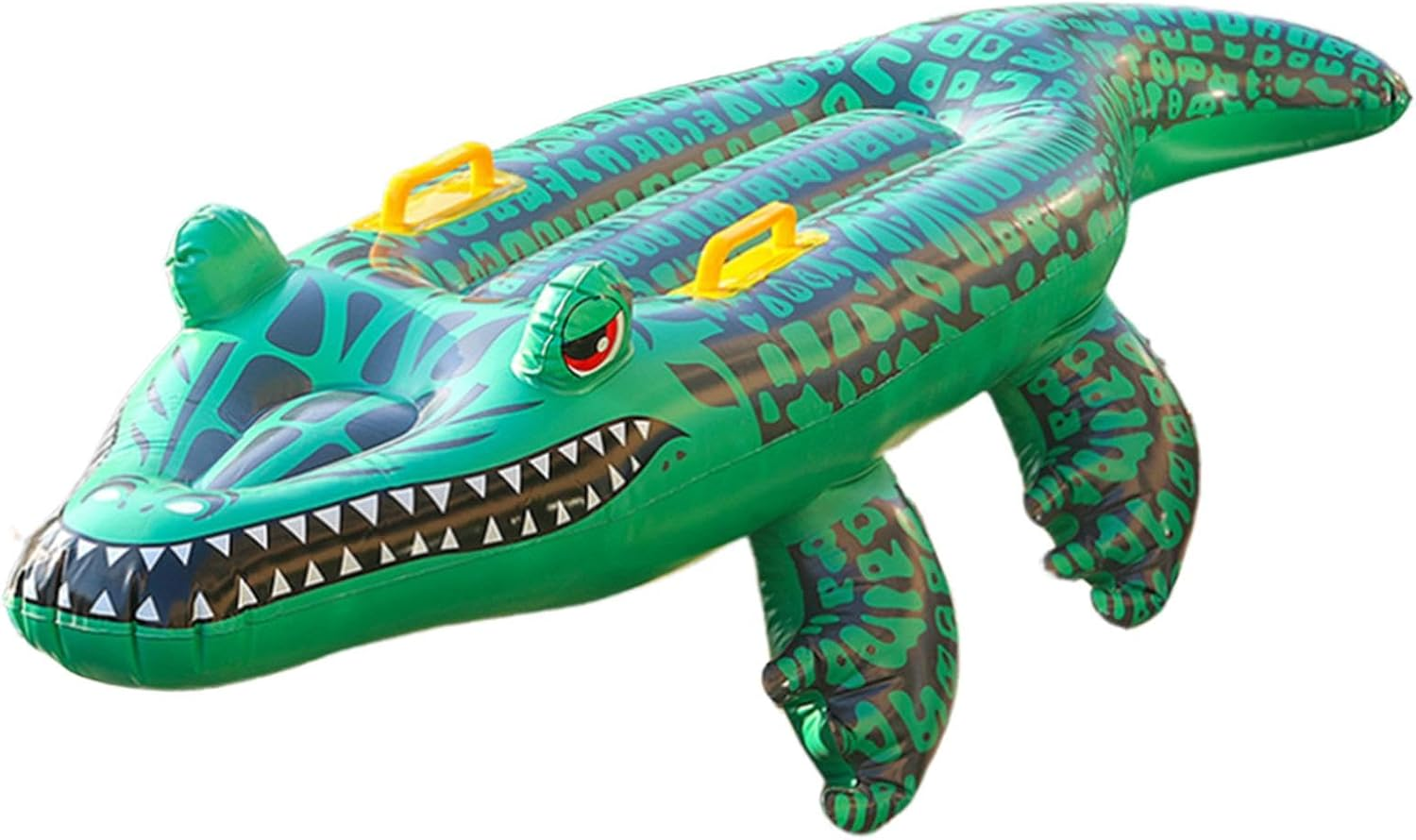 Alligator Pool Float - Alligator Shape Pool Floaties | Inflatable Alligator Pool Floaties, Lake Beach Floaty for Summer Pool