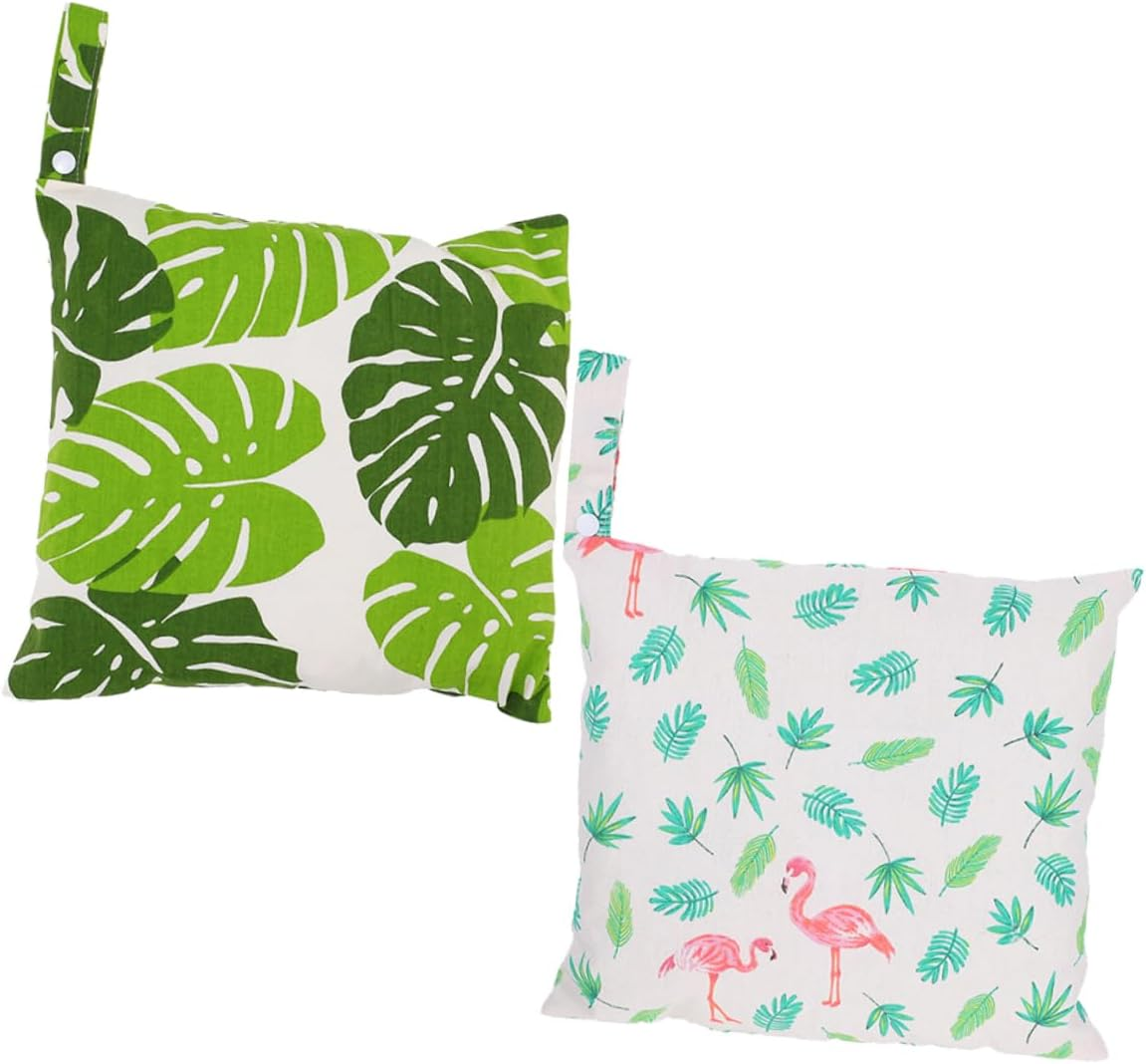 Ifundom 4Pcs Diaper Storage Bag Pouches Organiser Storage Wet Bag Diapers Essentials