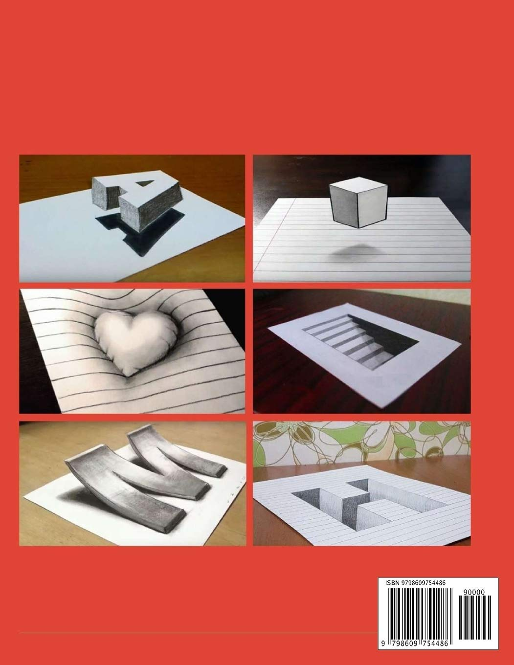 3D Drawing and Optical Illusions: How to Draw Optical Illusions and 3D Art Step by Step Guide for Kids, Teens and Students image number 1