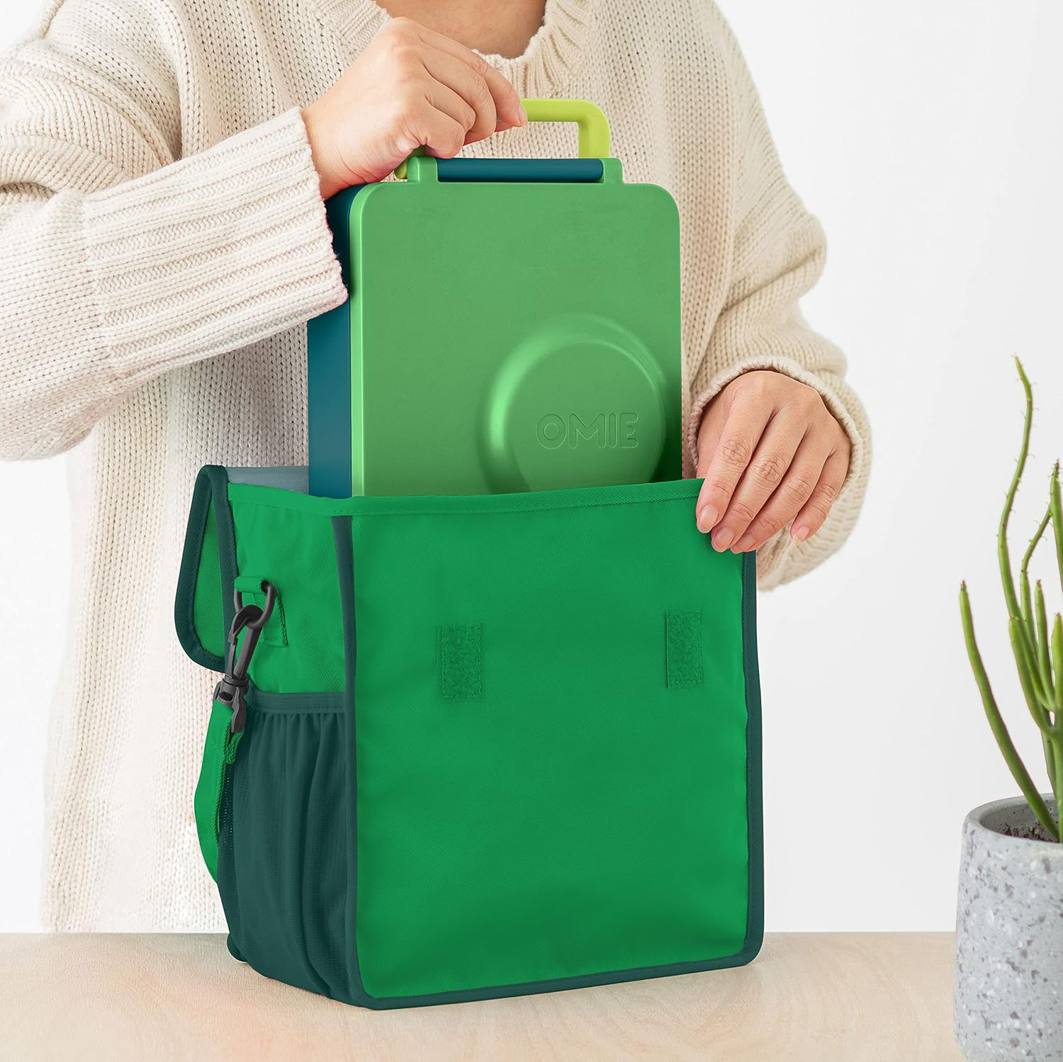 Omie Omietote Lunch Tote - Green image number 2