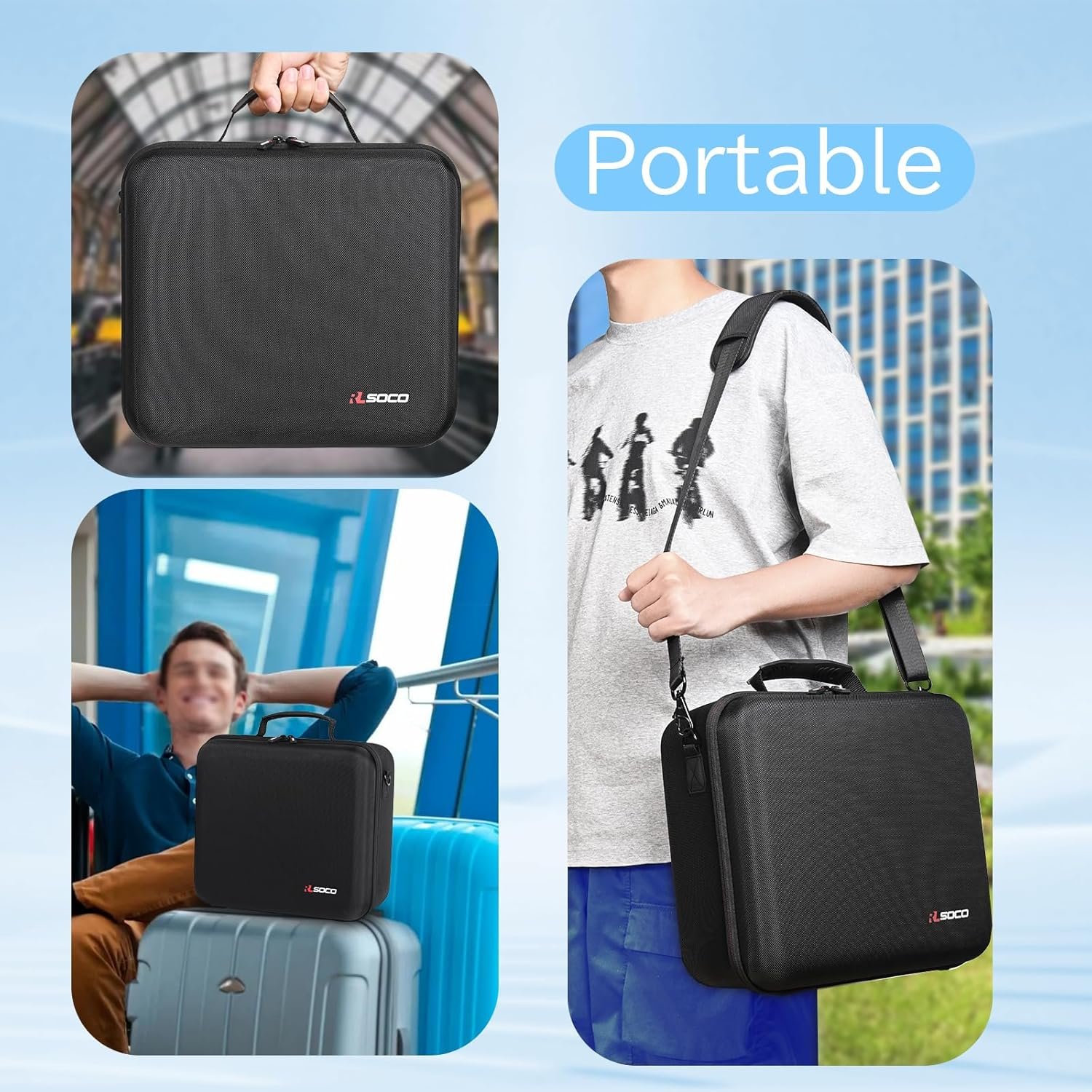 RLSOCO Travel Hard Case for DJI Mavic 4 Pro Combo - Fits Full Set of Accessories: Drone Body,Dji RC Pro 2/RC 2 Controller,Batteries X 3,Charging Hub,Propellers and Other Accessories image number 1