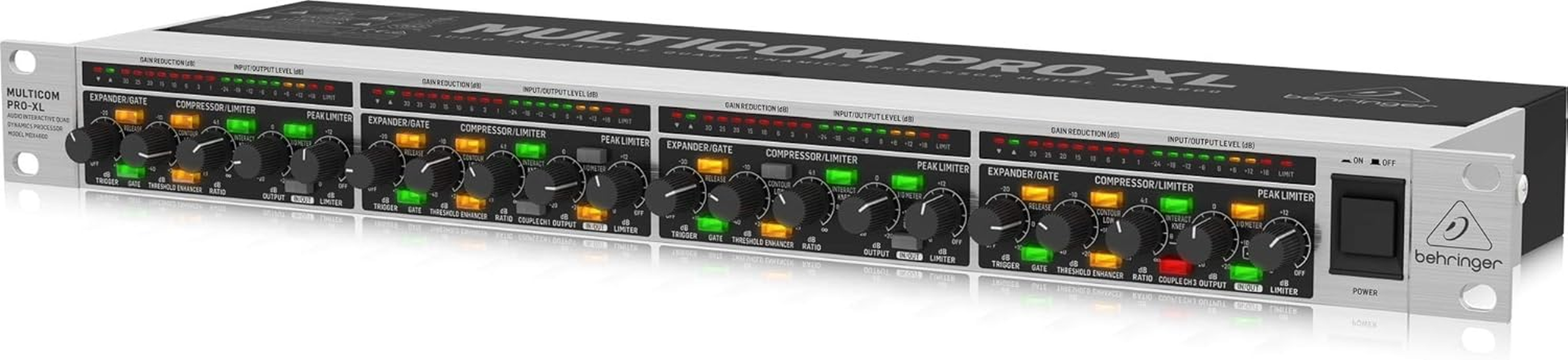 Behringer MDX4600 Behringer MDX4600 Multicom Pro-Xl V2 4-Channel Expander/Peak Limiter image number 1