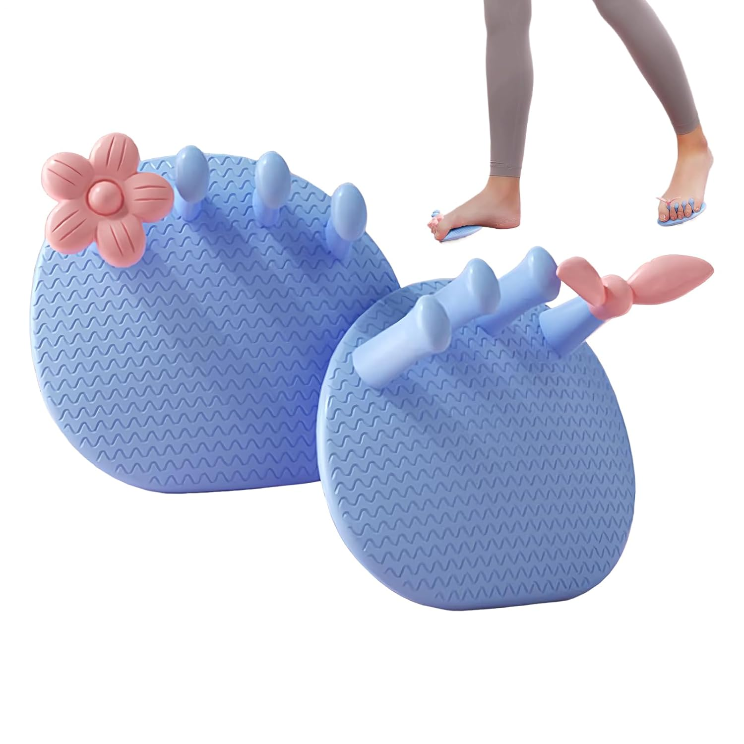 Toe Separation Arch Trainer - Foot Arch Strengthener - Compact Toe Shaping Separation Support Training Aid for Women Men Girls Youth Teens