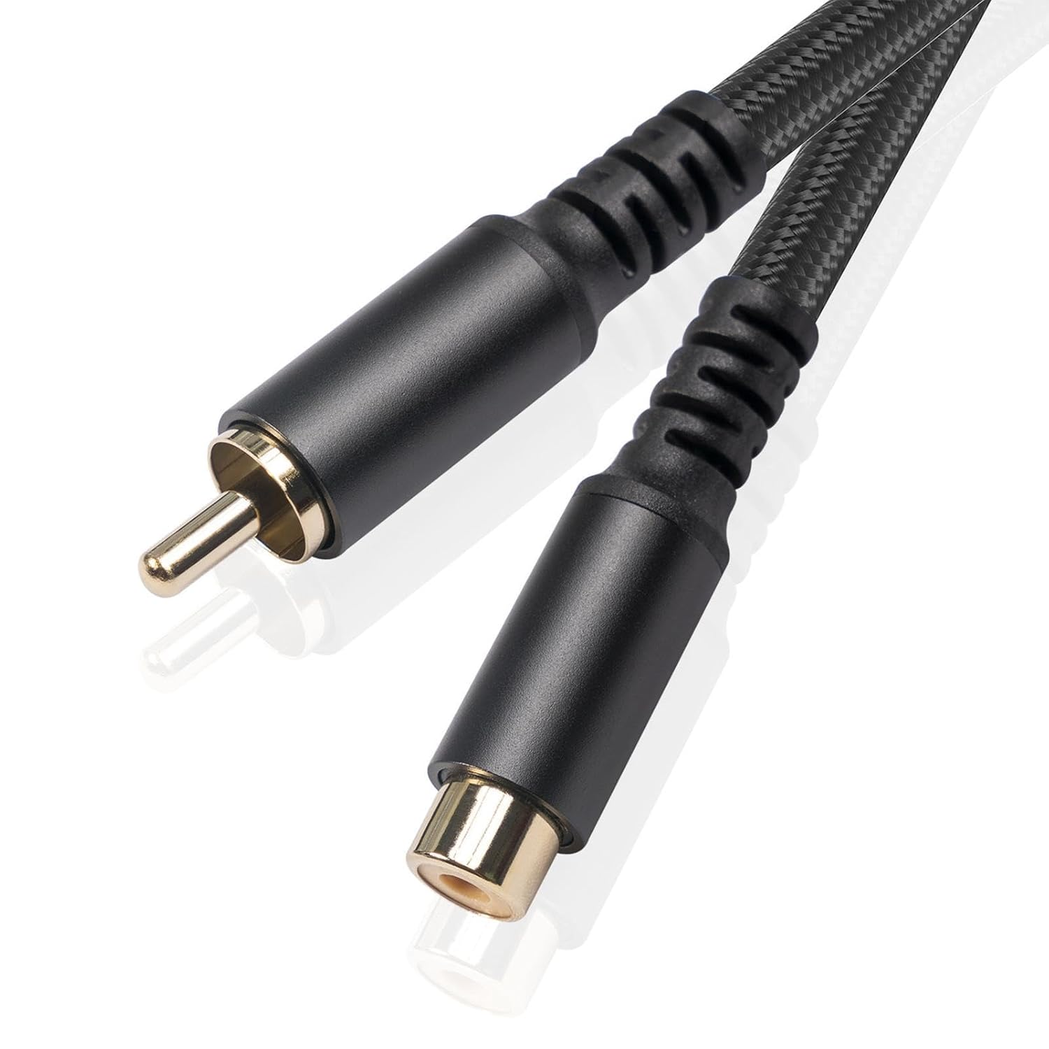 Vaveren 2X RCA Extension Cable Audio Connection RCA to RCA Cable Hifi Stereo for Microphone Mixers Amplifiers Stereo Equipment Laptop, 3M image number 5