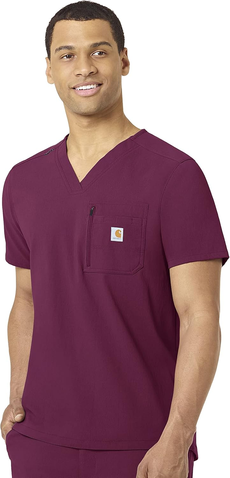 Carhartt Medical Men'S Modern Fit Tuck-In Scrub Top image number 3