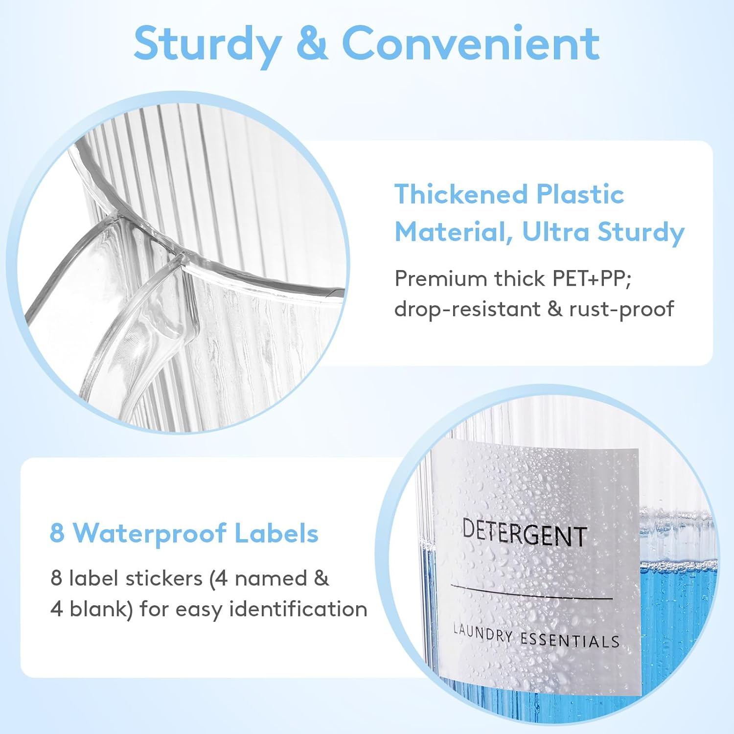 Lifewit Pitcher with Lid, 50 Oz Water Jug BAP Free Plastic, Containers Juice, Ice Tea, Drink, Lemonade Pitchers for Fridge, 2 Pack image number 4