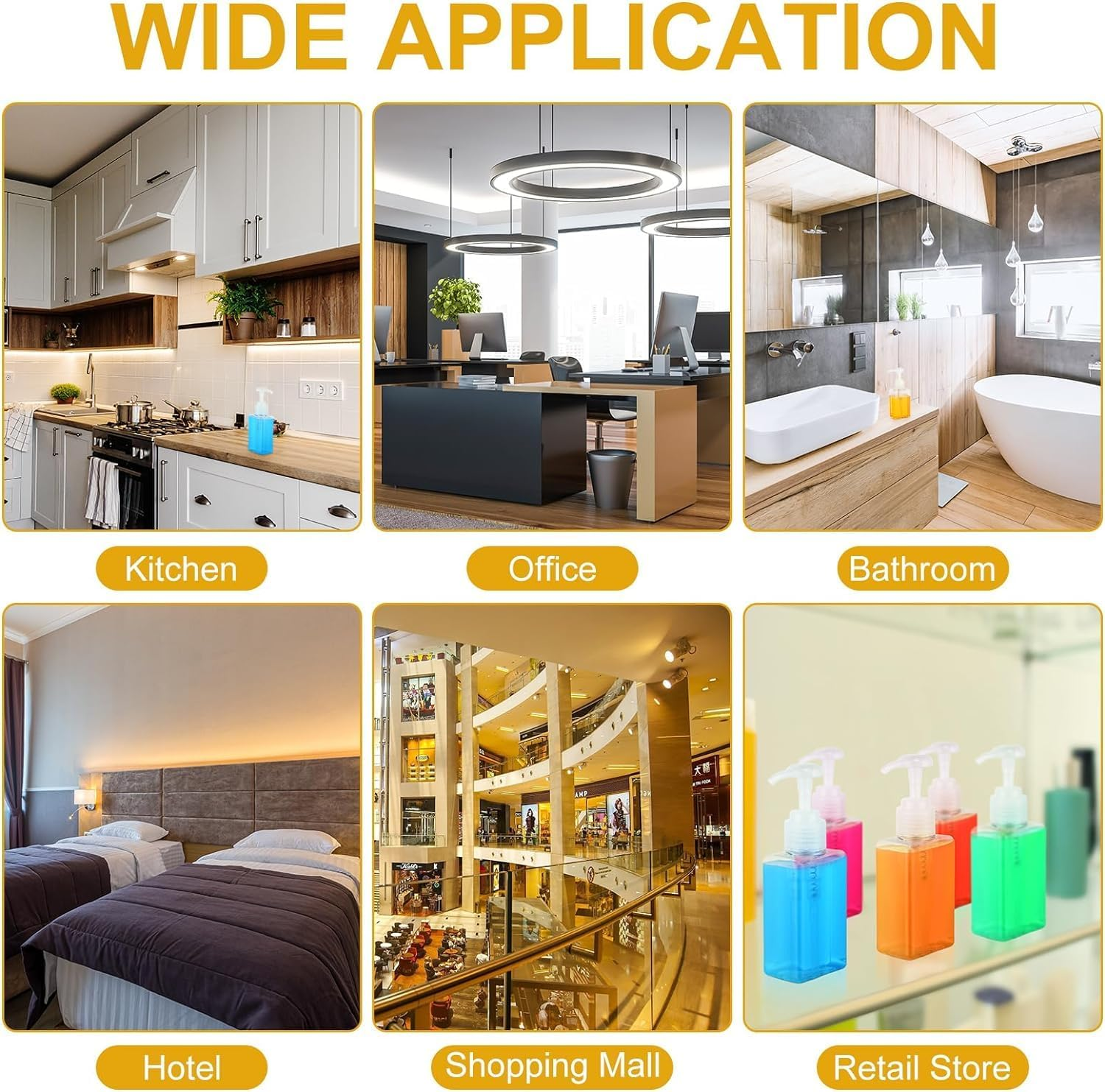 Empty Plastic Pump Bottles Dispenser,6 Pcs 100Ml Travel Pump Bottles Set,Refillable Toiletries Containers,Clear Plastic Pump Bottle Dispenser,Empty Reusable Plastic Lotion Pump Bottle image number 6