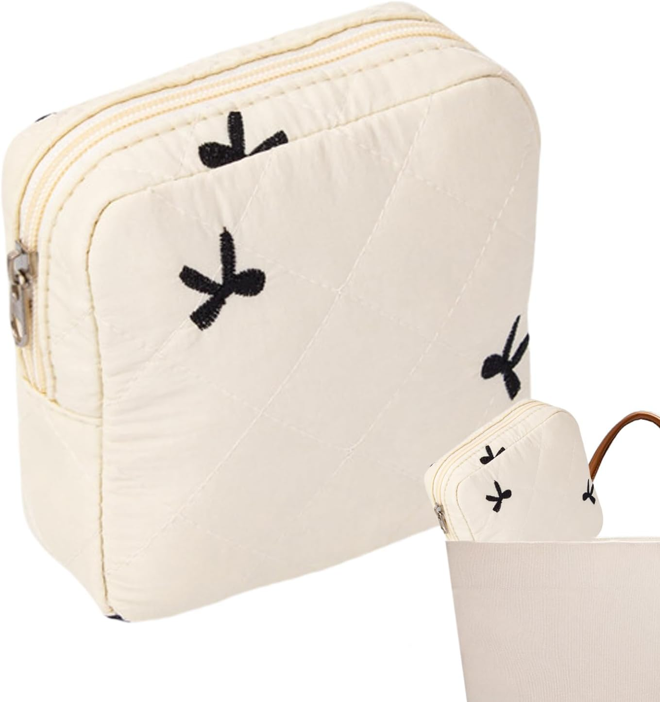 Sanitary Pad Storage Bag - First Period Kit for Girls | Sanitary Disposal Bags | Portable Zipper Stylish Pouch | Menstrual Tampon Nursing Pads Holder for Teen Pads/Sanitary Napkins/Small Tampons