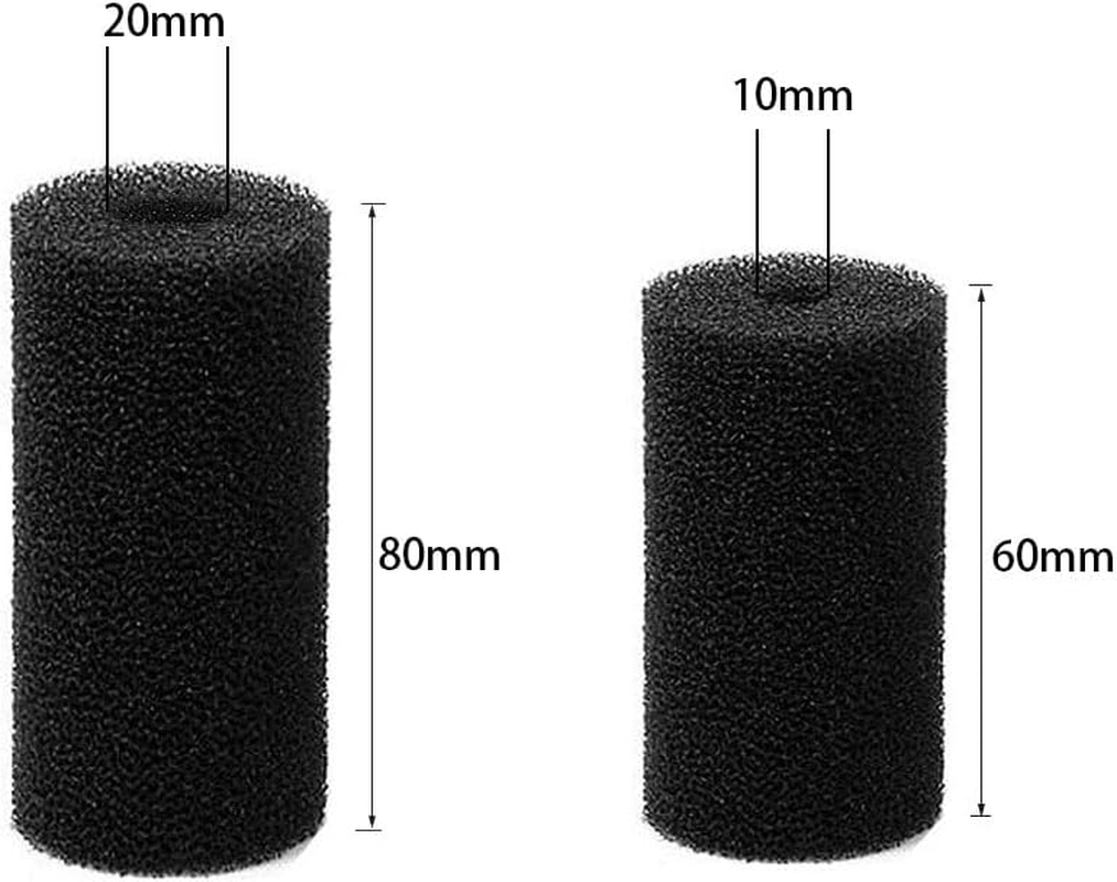4 Pack Pre-Filter Intake Sponge, Aquarium Foam Rolls Compatible Filter Accessories for Fish Tank, 10Mm, 20Mm (20Mm) image number 2