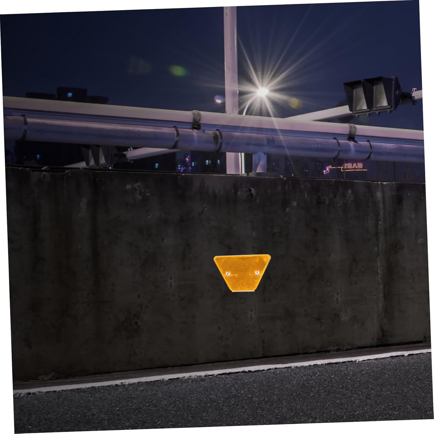 Reflective Pavement Markers Cats Eye Reflectors Driveway Reflectors for Road Safety - White image number 5