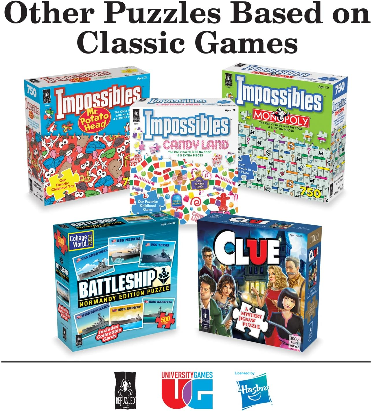 Bepuzzled, Hasbro Mr. Potato Head Impossibles Puzzle, Based on the Classic Mr. Potato Head Toy, from Bepuzzled, for Ages 15 and Up