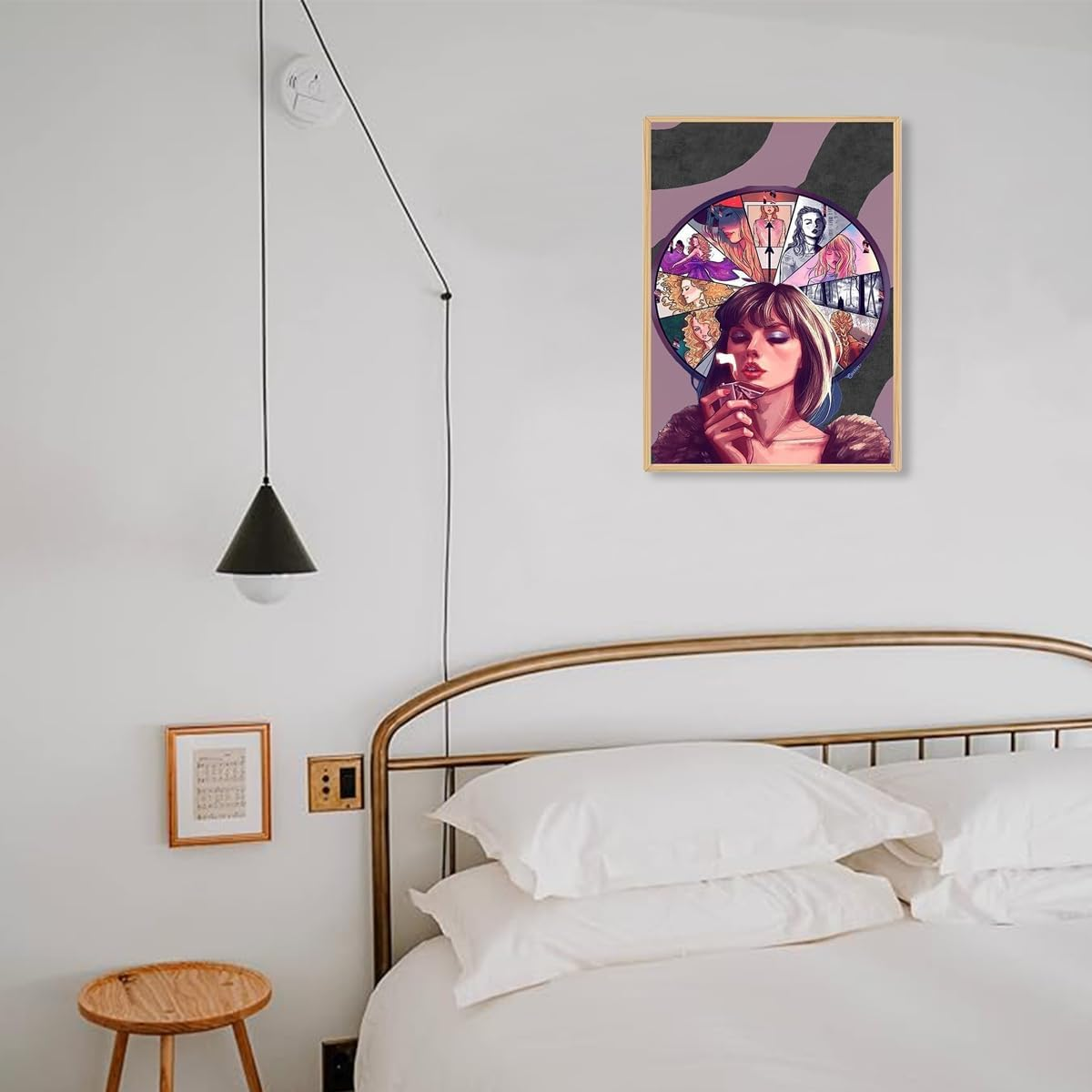 Aesthetic Canvas Wall Art Poster, Music Theme Room Decor, 40 X 60 Cm, Unframed