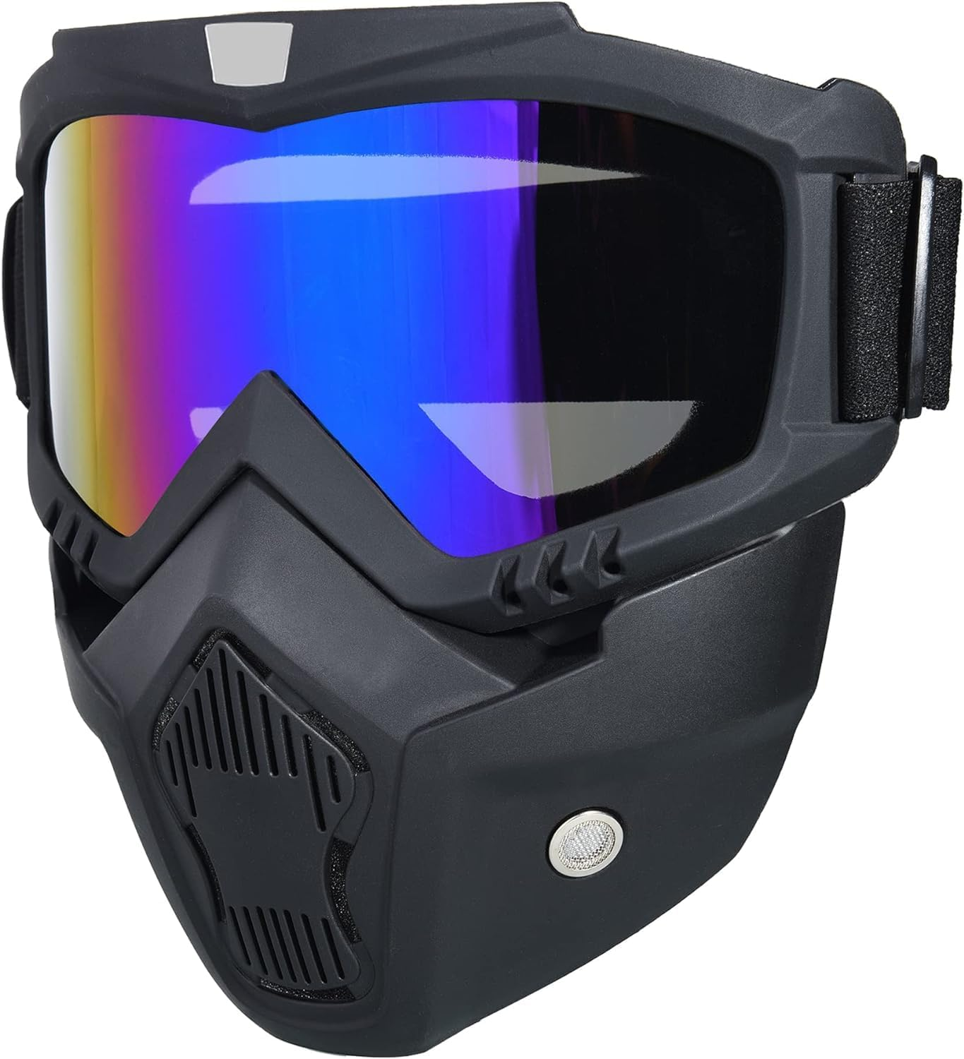 Paintball Mask anti Fog,Tactical Full Face Mask Ski Mask Goggles Detachable Adjustable,Motorcycle Riding Face Protection Colorful ﻿