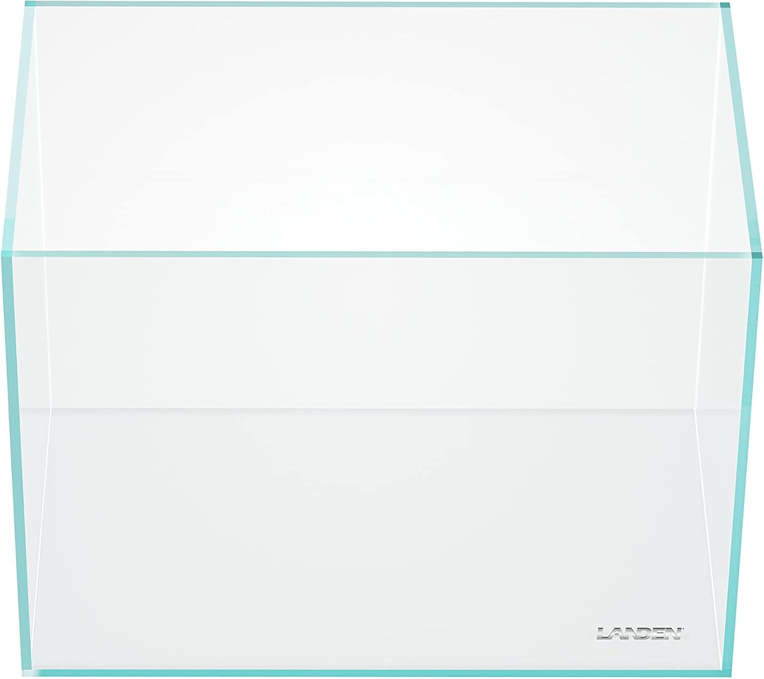 LANDEN 36N 5 Gallon Rimless Low Iron Aquarium Tank, W14.2&times;D8.7&times;H10.2 In(36X22X26Cm) 5Mm Thickness with Black Nano Foam Leveling Mat Included image number 1