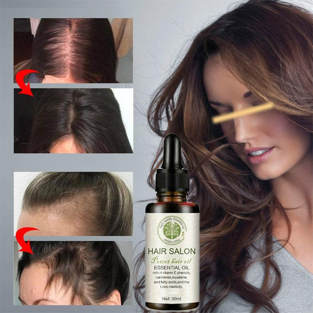 Hair Regrowth Serum-Hair Growth Essence Oil, Hair Growth Treatment, Stops Hair Loss, Thinning,Balding, Promotes Thicker, Fuller and Faster Growing Hair image number 4