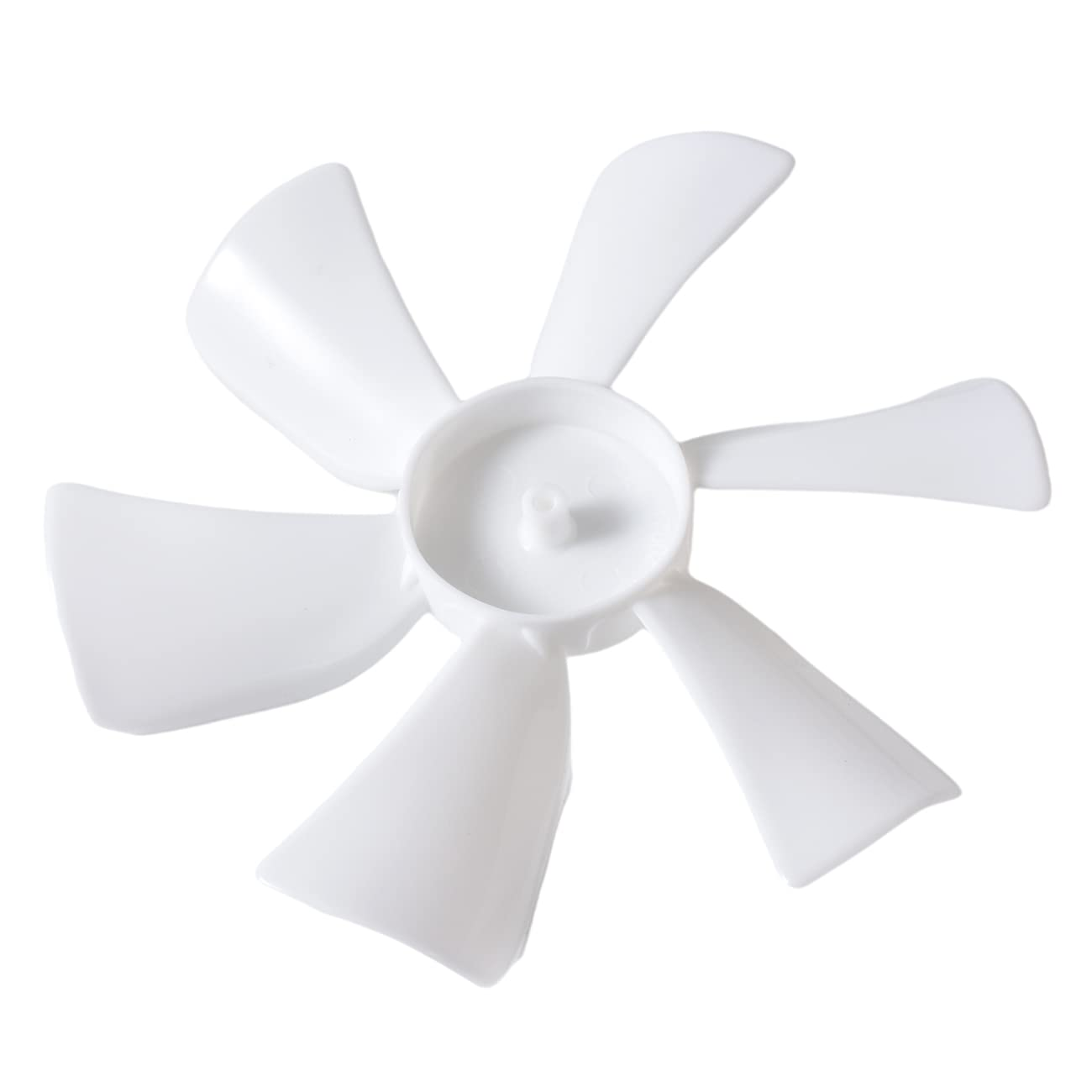 6 Inch RV Vent Fan Blade D-Bore Replacement White Vent Fan Blades for RV Bathroom Vent Fan with 0.094In D-Bore, 6In White RV Bathroom Fan Blade Replacement Camper Fan Blade image number 3