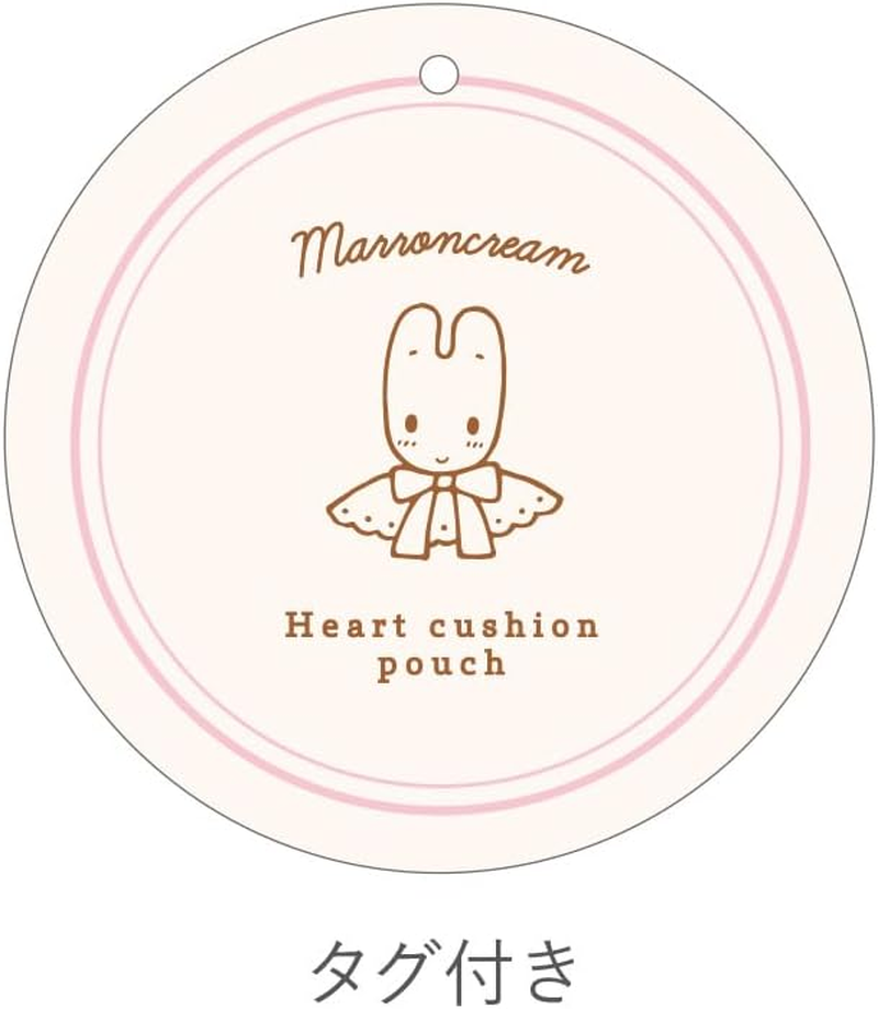 Tees Factory SR-5544498MC Sanrio Characters Heart Cushion Pouch, Maroon Cream, H5.4 X W6.2 X D1.6 Inches (136 X 158 X 40 Mm) image number 3