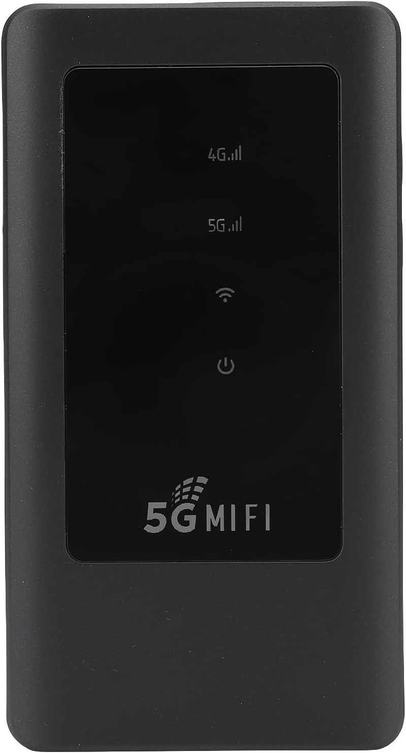 Jectse 5G Mobile Hotspot, Portable Wifi Router for Travel, 2.4Ghz 5.8G Dual Band Wireless 2.77Gbps High Speed Hotspot Device with SIM Slot, Support up to 16 Devices image number 3
