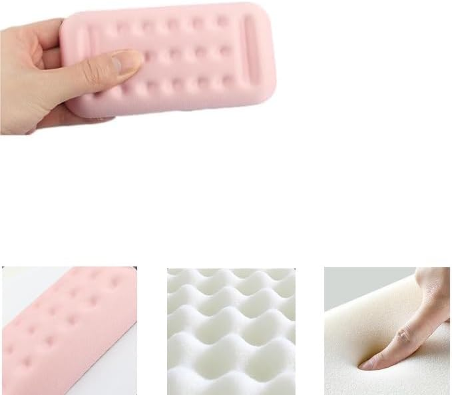 2PCS Arm Rest Elbow Pads for Car,Cosy Car Armrest Cushion Relieves Elbow Fatigue,Universal Automotive Center Console Armrest with Memory Foam for Arm Support Fits Most Vehicles (Pink)