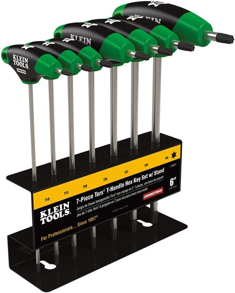 KLEIN TOOLS 7PC 6IN TORX J-MAN TH SET STAND image number 2