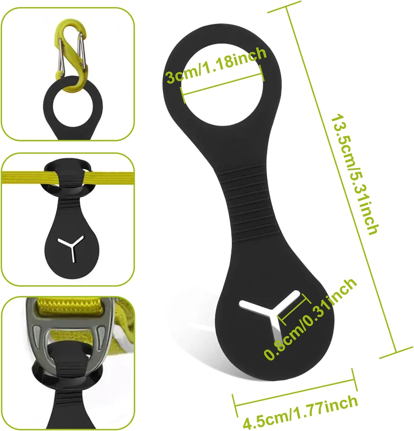 KASESSS Pack of 6 Silicone Waste Bag Holder, Dog Waste Bag Holder for Lead, Flexible Dog Waste Bag Clips for Dog Walks, Waste Bag Dispenser with Non-Slip Strips, Dog Waste Bag Dispenser image number 4