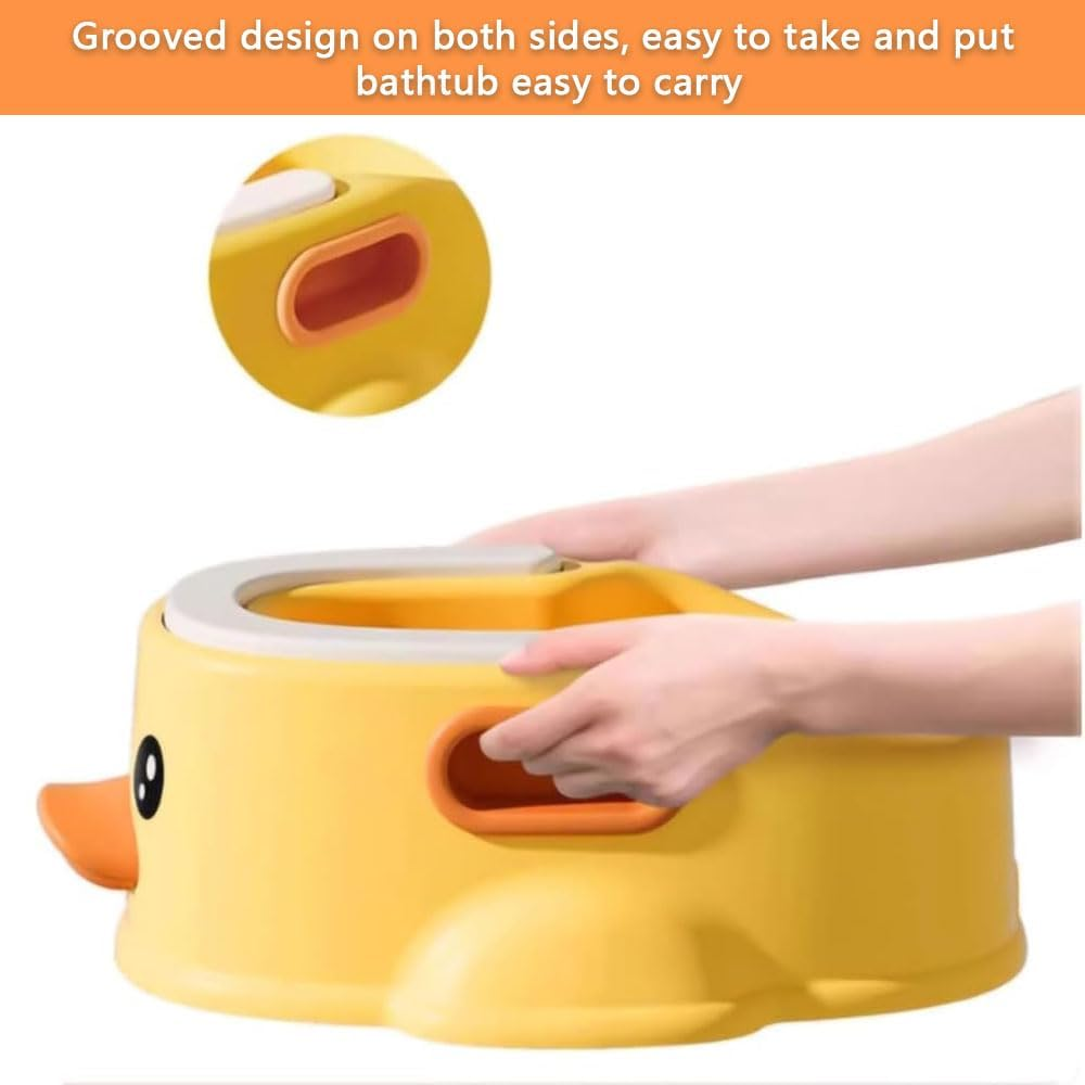 Portable Pet Bathtub &ndash; Foldable PP Shower Basin with Side Groove Handles, Multi-Functional Dog & Cat Bath Tub for Small to Medium Pets, Indoor & Outdoor Use image number 2